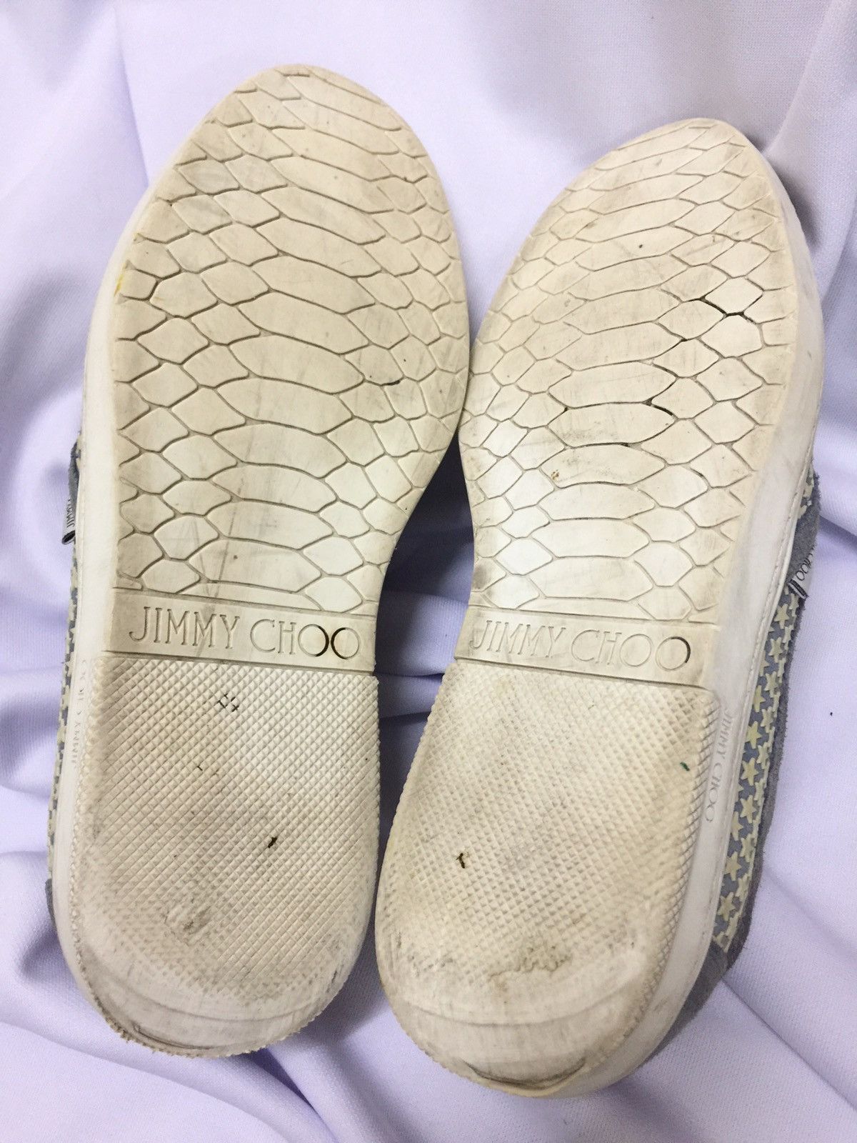 Jimmy Choo JIMMY CHOO Grove Slip-On Leather Sneakers Mix Star Size US 7 / EU 40 - 6 Thumbnail