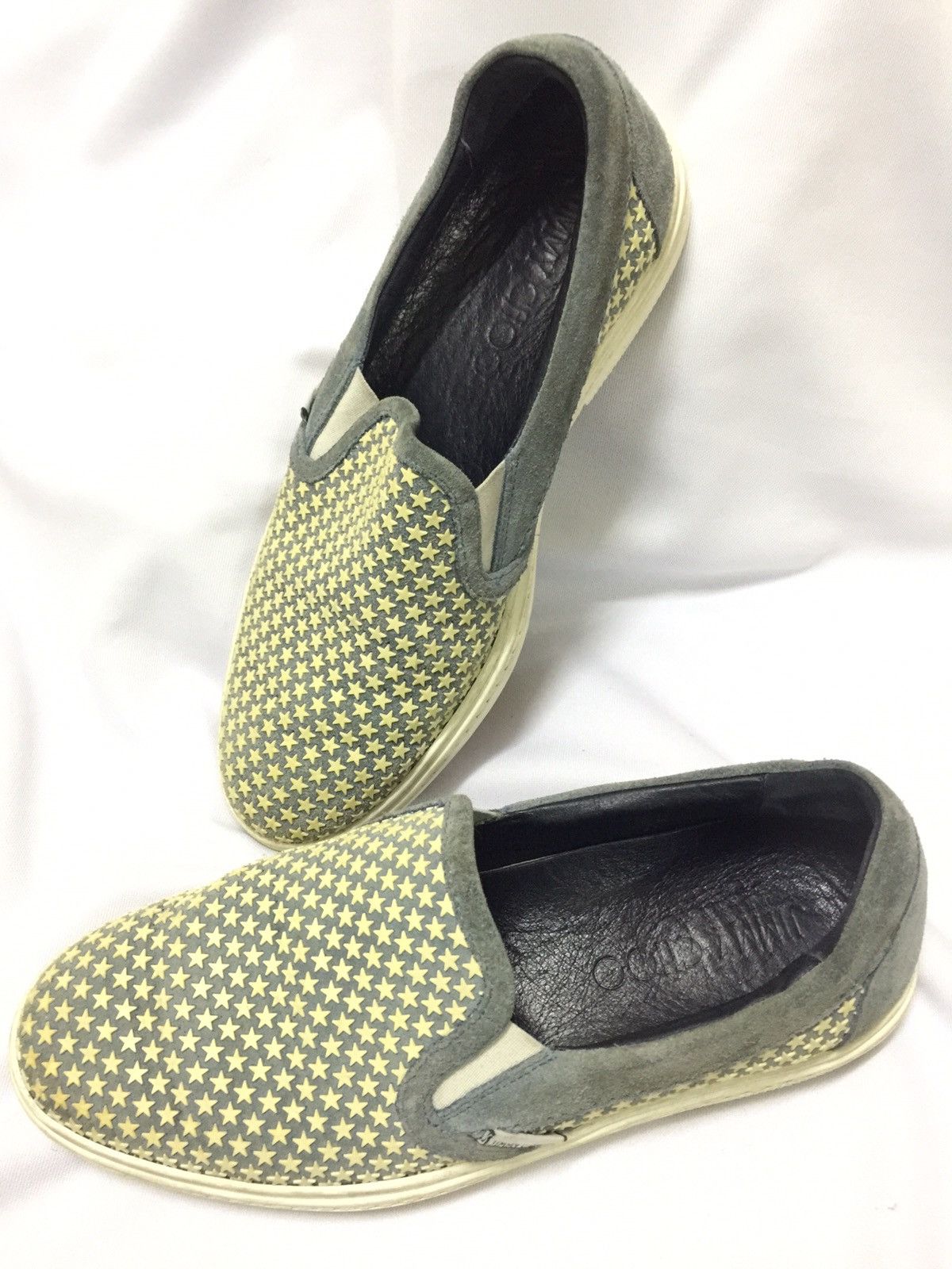 Jimmy Choo JIMMY CHOO Grove Slip-On Leather Sneakers Mix Star Size US 7 / EU 40 - 2 Thumbnail