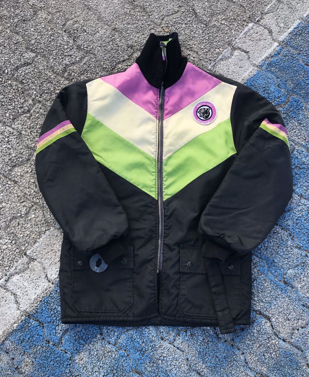 Vintage Arctic Cat Arctic Wear Snowmobiles Puffer Jacket