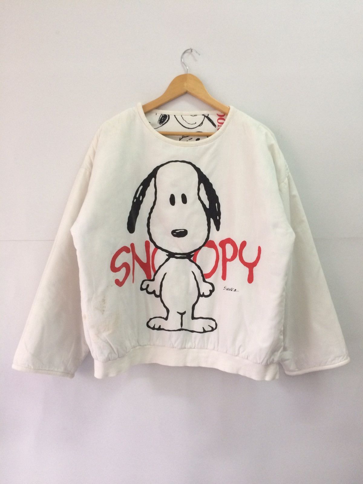 Cartoon Network × Disney × Japanese Brand Snoopy sweatshirt design logo snoopy back forward Size US M / EU 48-50 / 2 - 1 Thumbnail