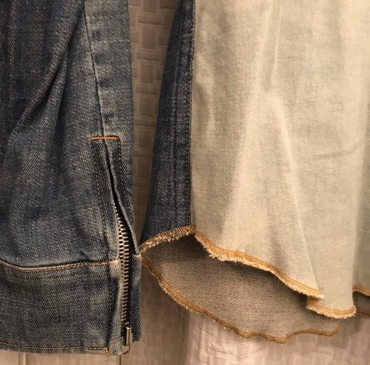 Maison Margiela SZ. 46 two-tone Denim shirt Maison Margiela Size US S / EU 44-46 / 1 - 16 Thumbnail
