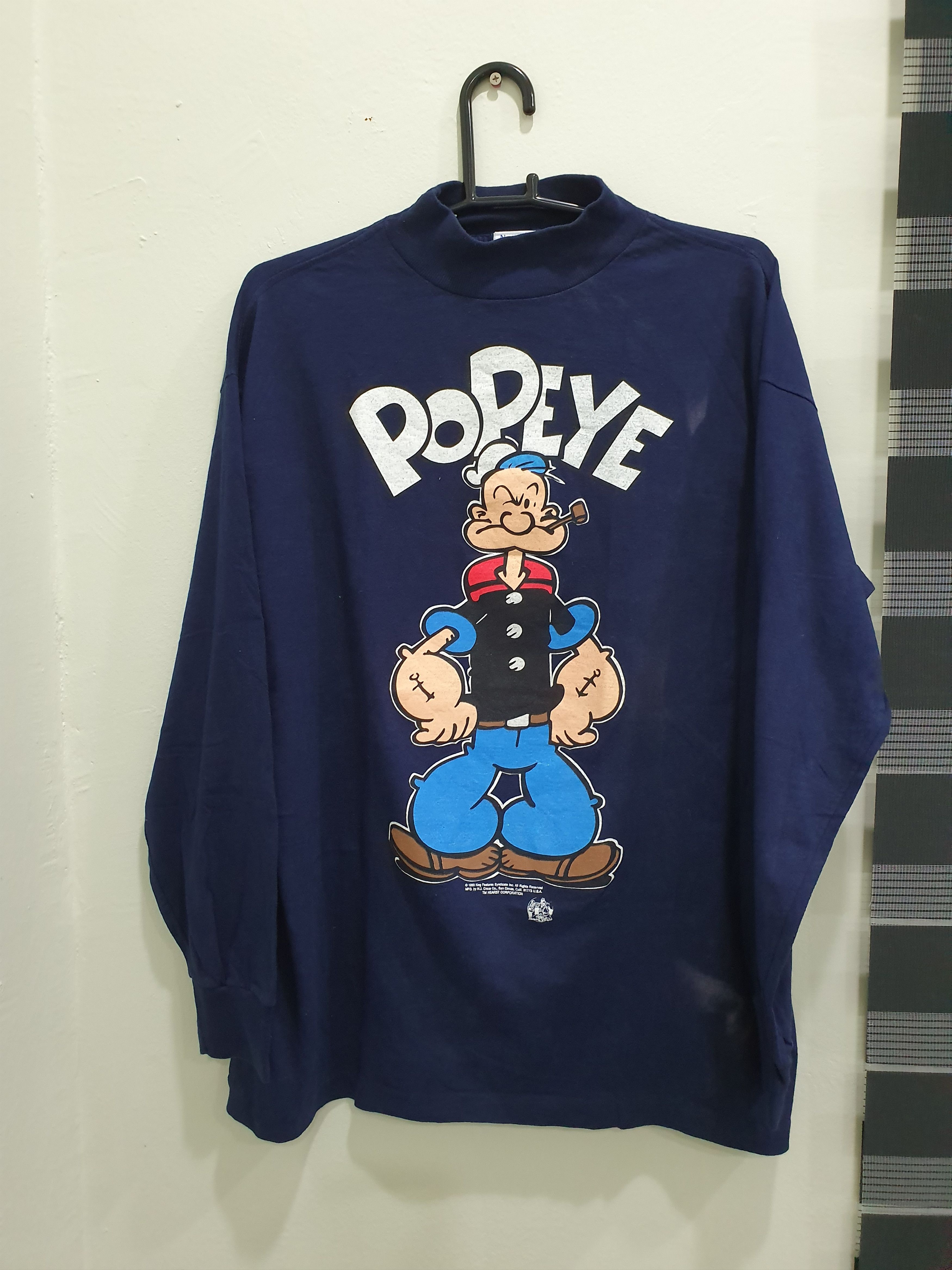 Vintage Custom Popeye Long Sleeve
