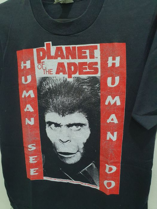 Vintage RARE!!! Vintage 90s Planet Of The Apes Human See Human Do