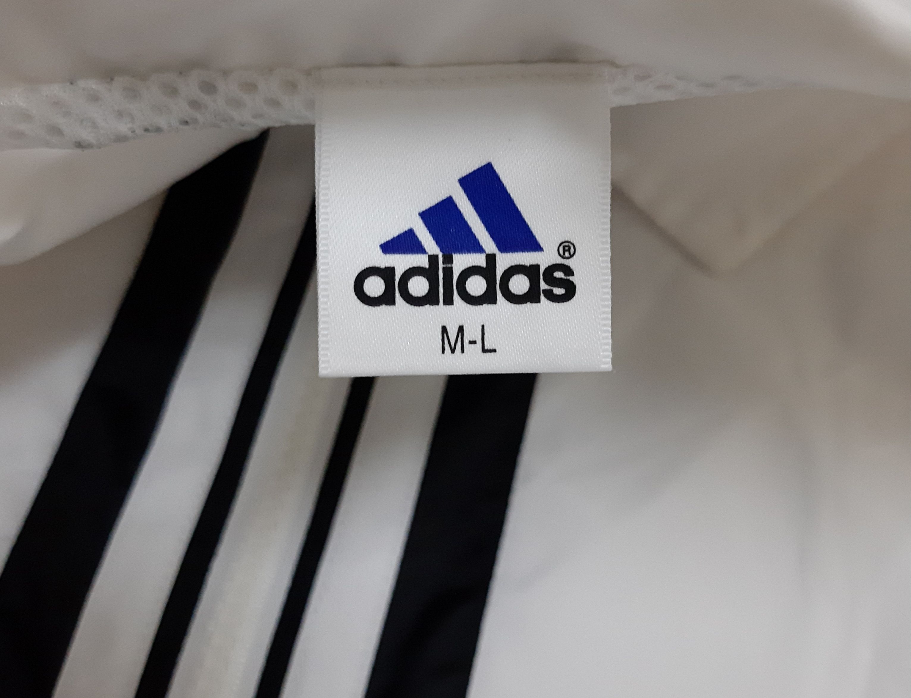 Adidas × Jeremy Scott Wintage 90s Adidas Windbreaker Tree Stripe Size US XL / EU 56 / 4 - 3 Thumbnail