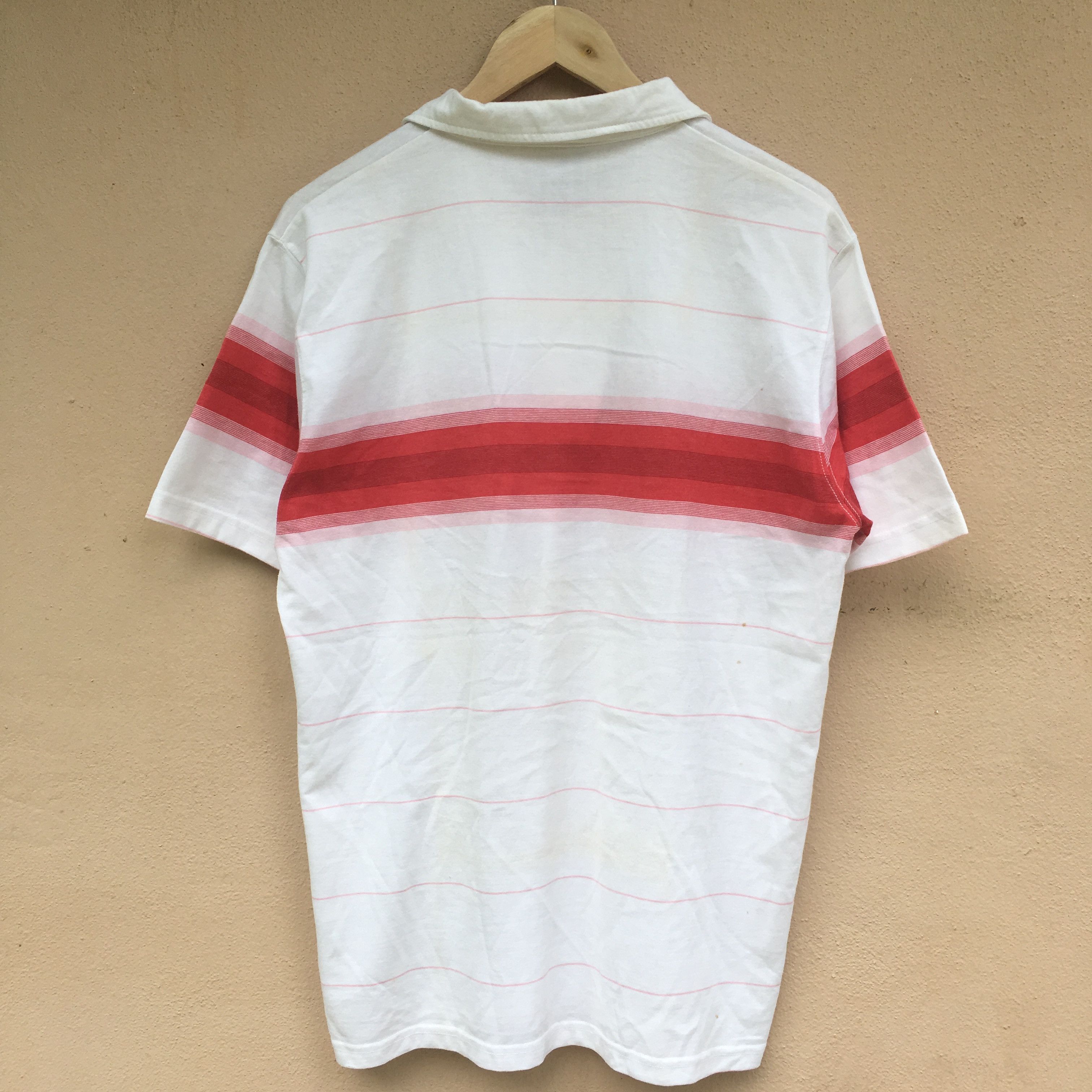Vintage Vintage Ben Aipa Surfboard Striped Polos Surf Surfing Skate Size US XL / EU 56 / 4 - 2 Thumbnail