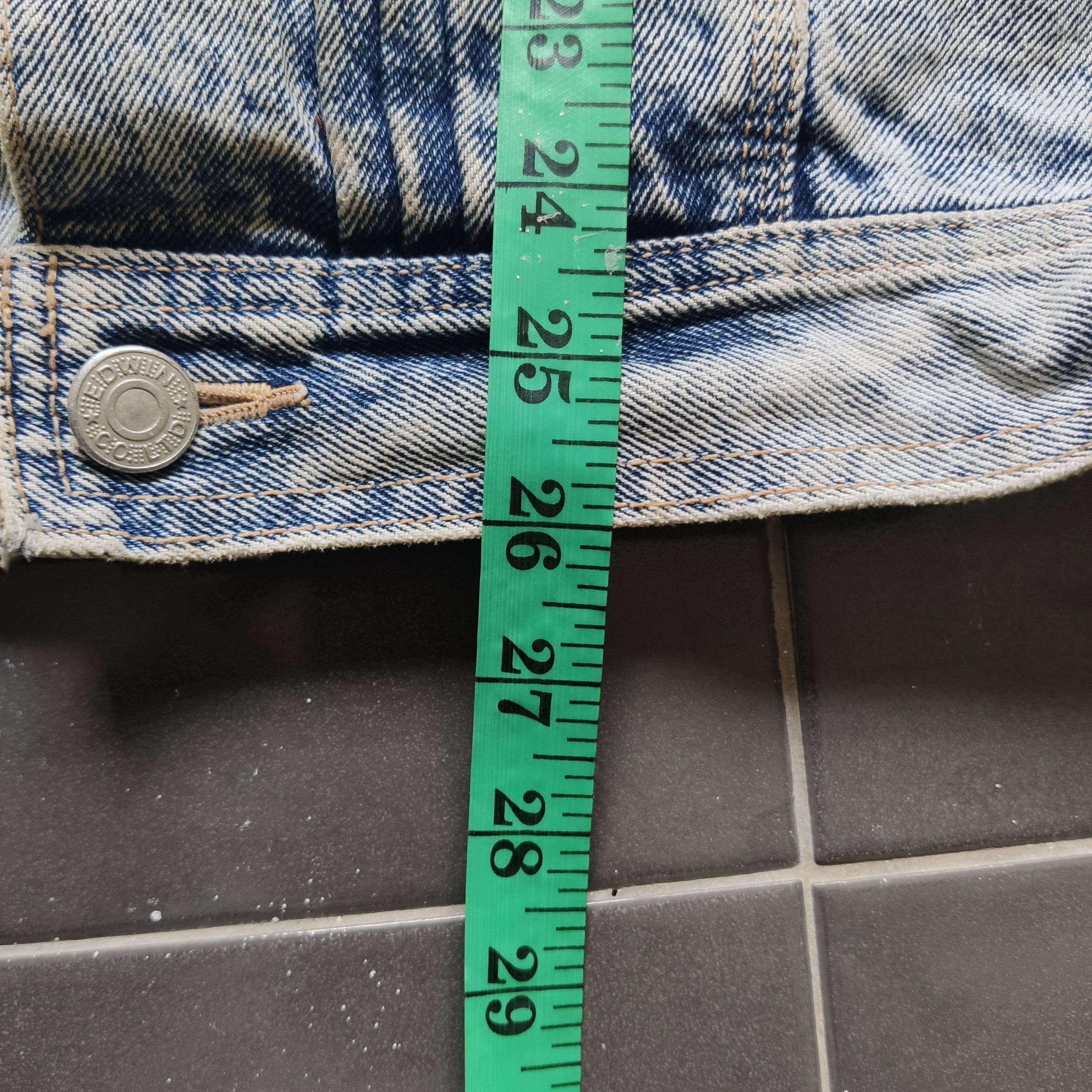 90s EDWIN DENIM JACKET PATCHES/PENZOIL/BEL RAY/LUCKY STRIKE Outerwear