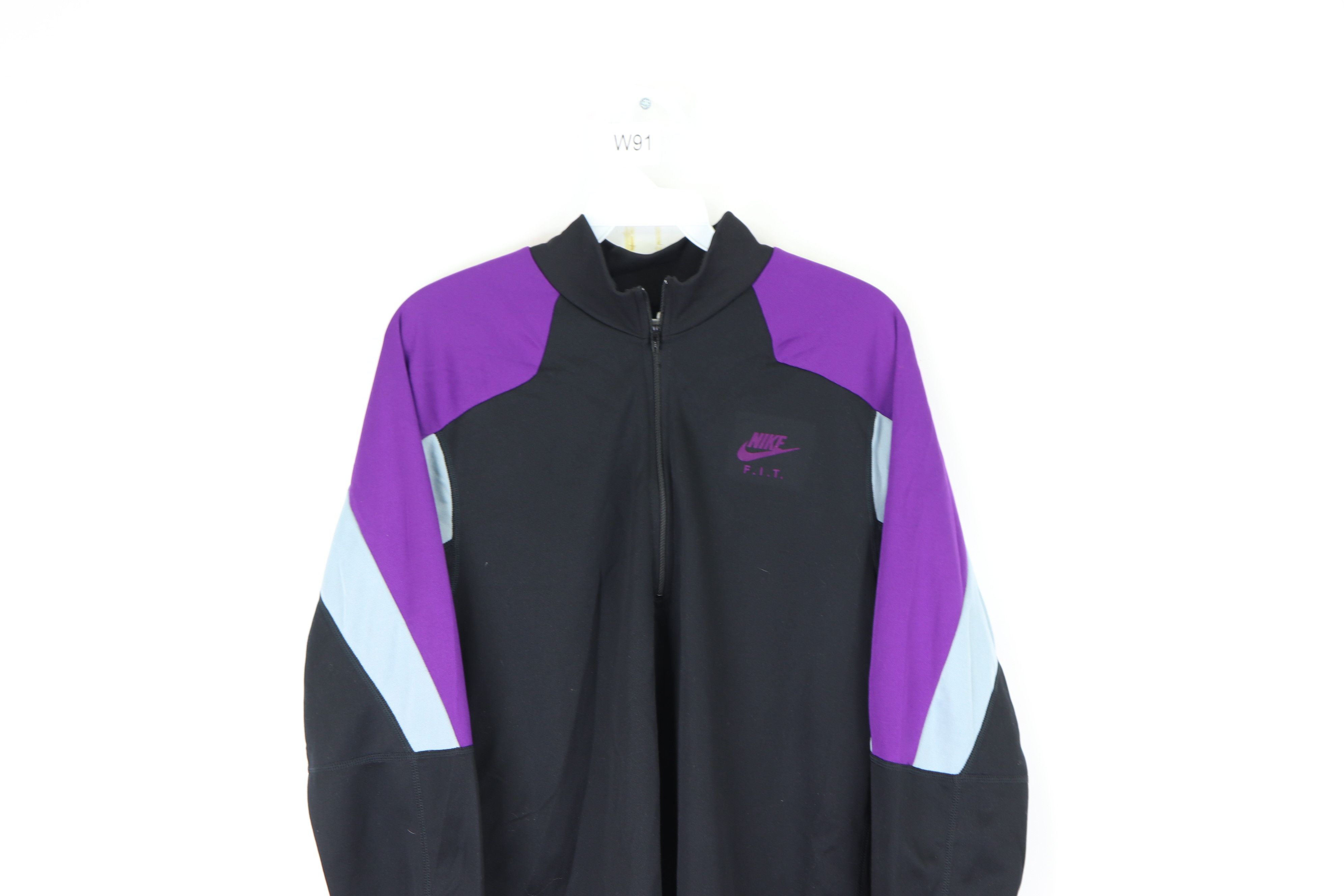 Nike Vintage 80s Nike International FIT Color Block Zip Sweater Size US S / EU 44-46 / 1 - 2 Preview