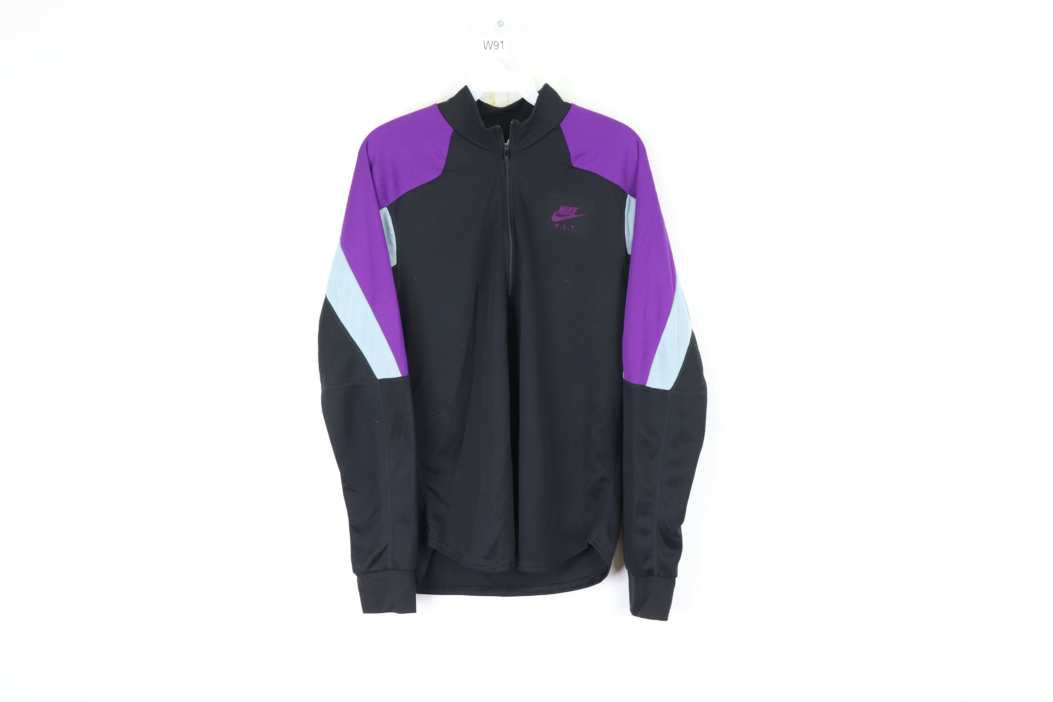 Nike Vintage 80s Nike International FIT Color Block Zip Sweater Size US S / EU 44-46 / 1 - 1 Preview