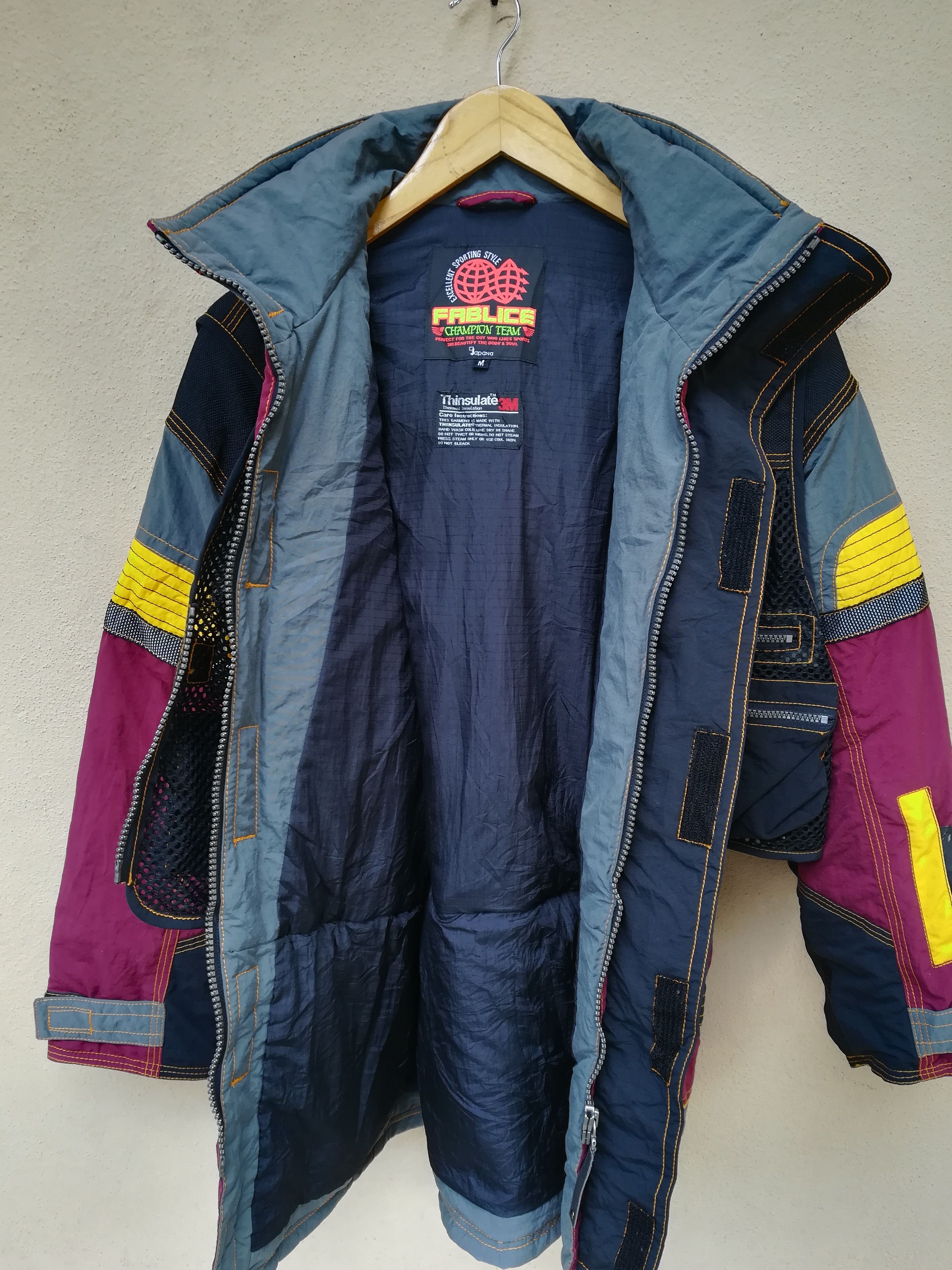 Japanese Brand Japanese Brand FABLICE Champion Team Hooded Ski Jacket Size US M / EU 48-50 / 2 - 7 Thumbnail