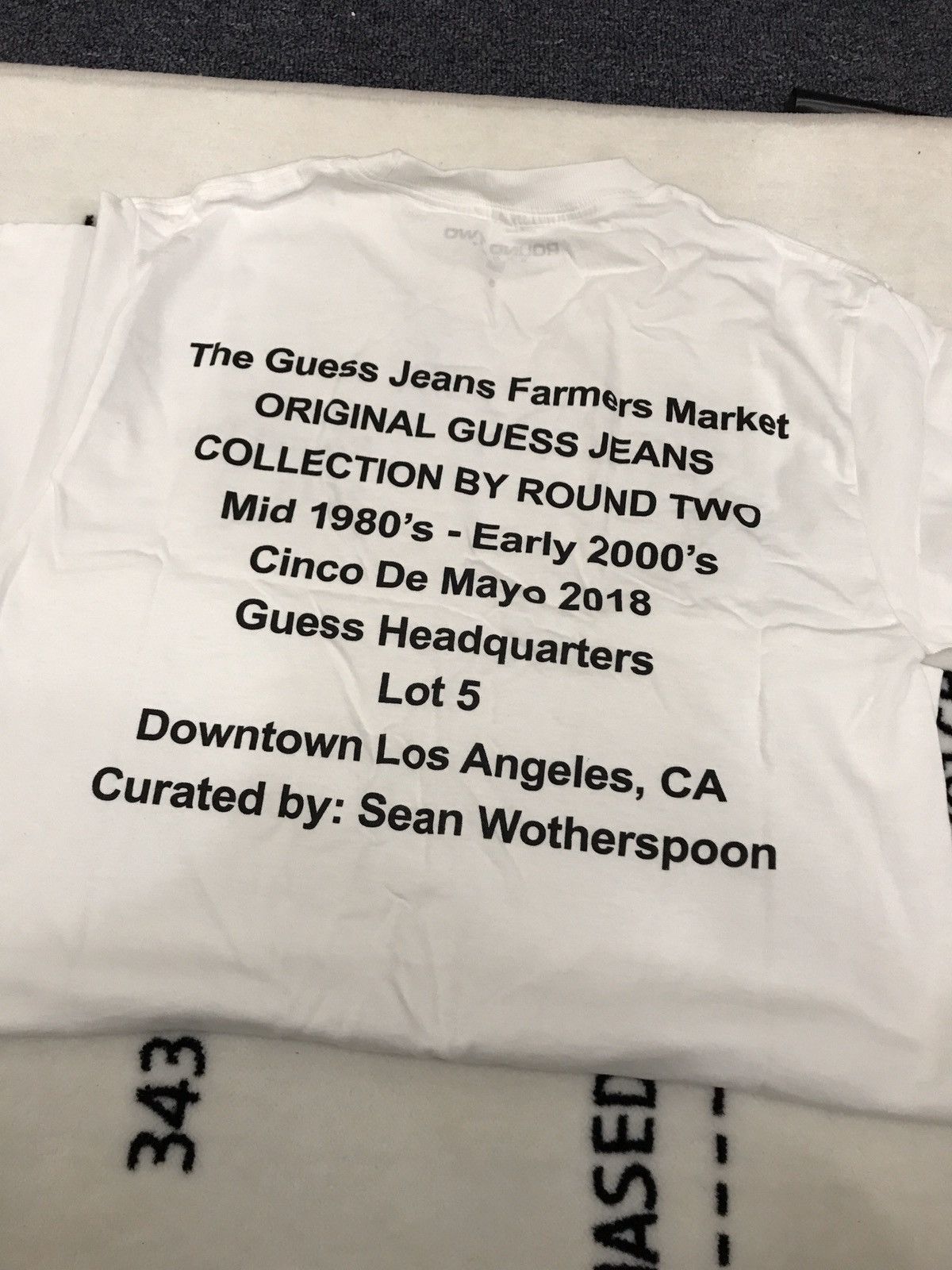 ROUND TWO X GUESS JEANS FARMERS MARKET TEE Short Sleeve T Shirts