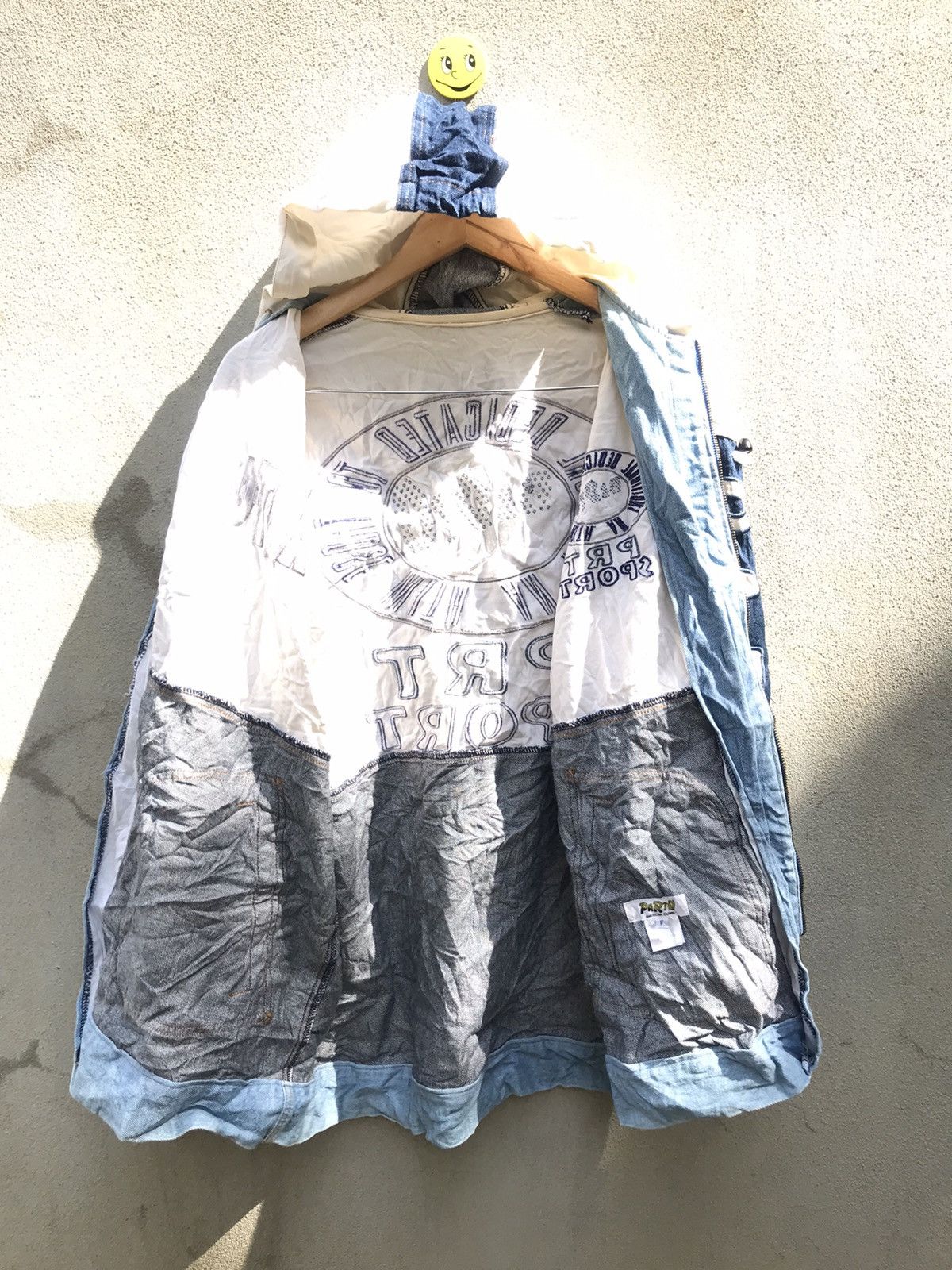 Japanese Brand × Other × Vintage ❗️RARE!! Parto Full Print Embroidered Logo Zipper Jacket❗️ Size US L / EU 52-54 / 3 - 2 Thumbnail