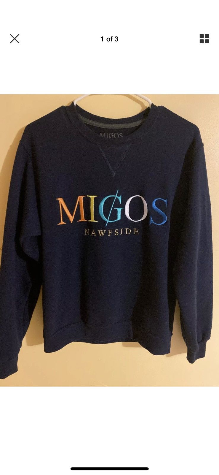 Migos Pacsun Mens Migos Nawfside Crewneck Sweatshirt Sz Small Grailed