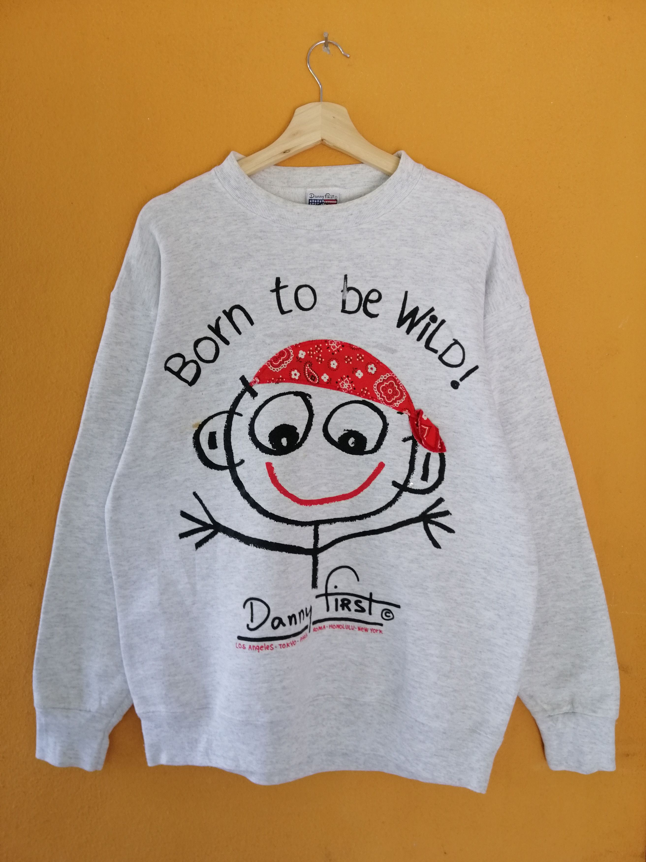 Vintage Vintage Danny First Bandana Crewneck Sweatshirt B22 Size US L / EU 52-54 / 3 - 1 Thumbnail