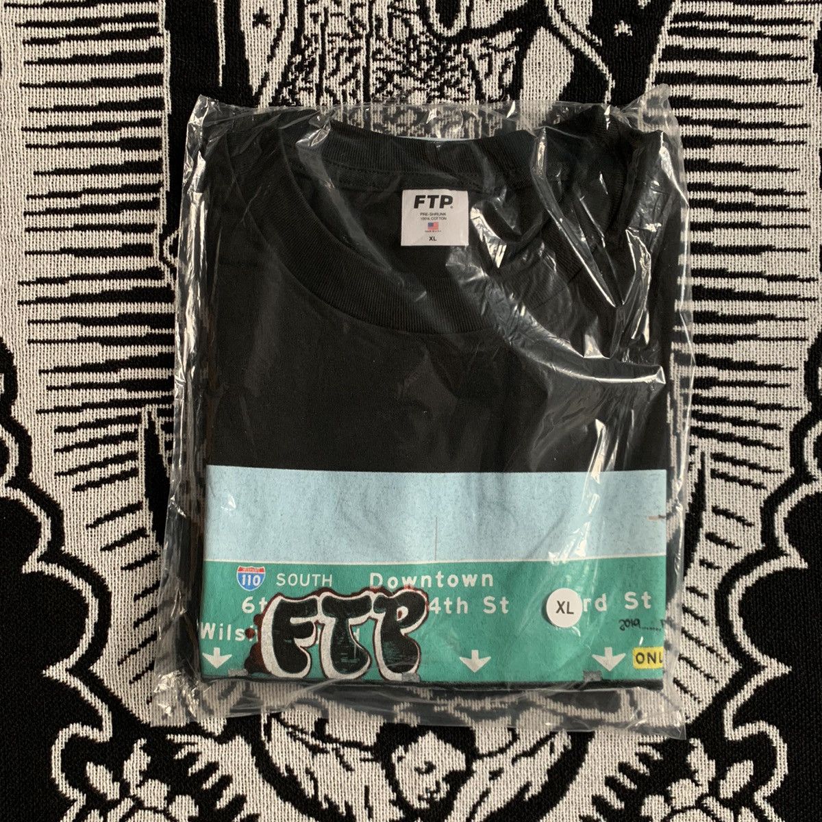 Fuck The Population FTP Freeway Tee + Poster Black XL | Grailed