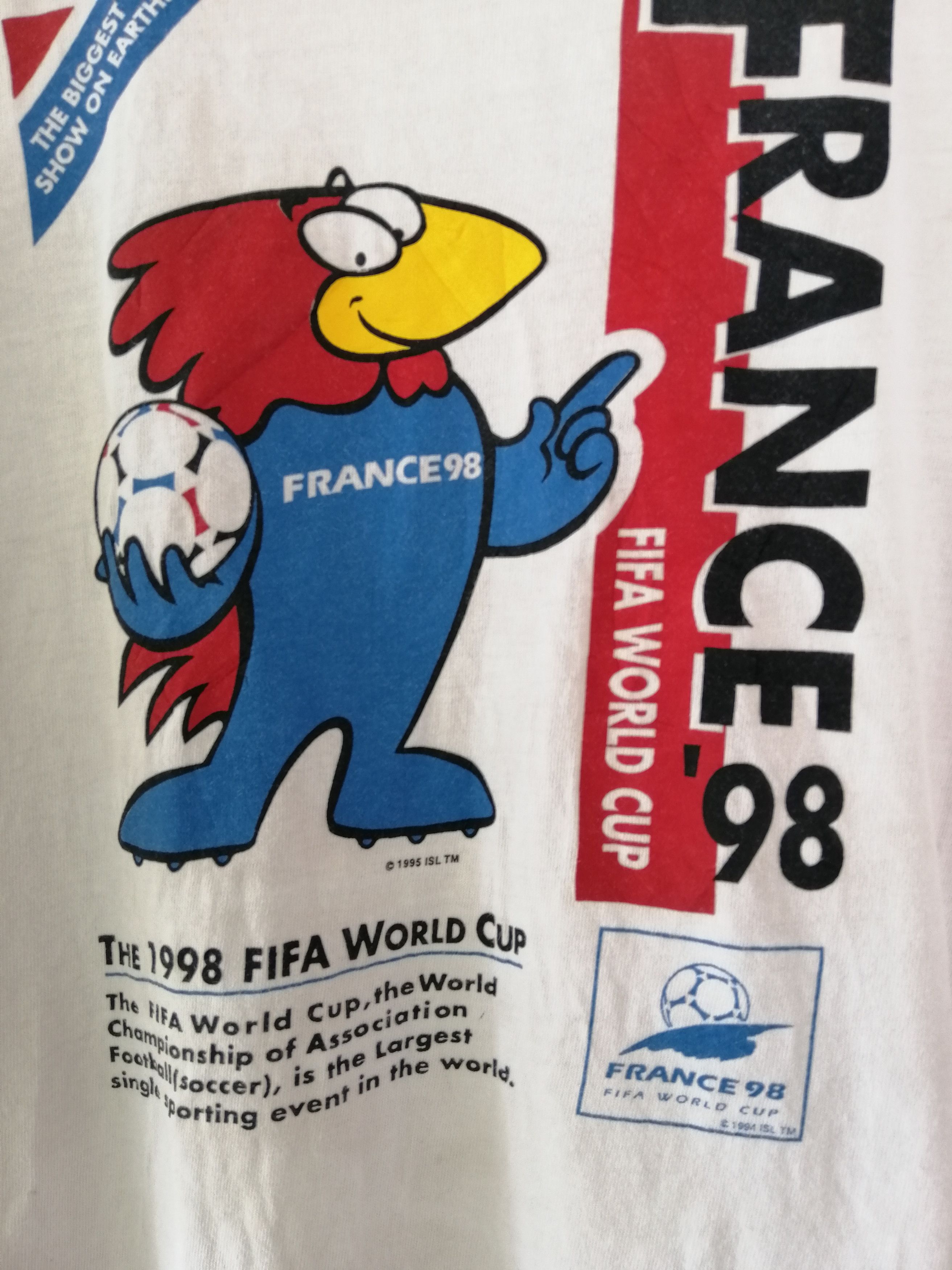Other Vintage France Fifa World Cup 1998 Tshirt Size US M / EU 48-50 / 2 - 8 Thumbnail