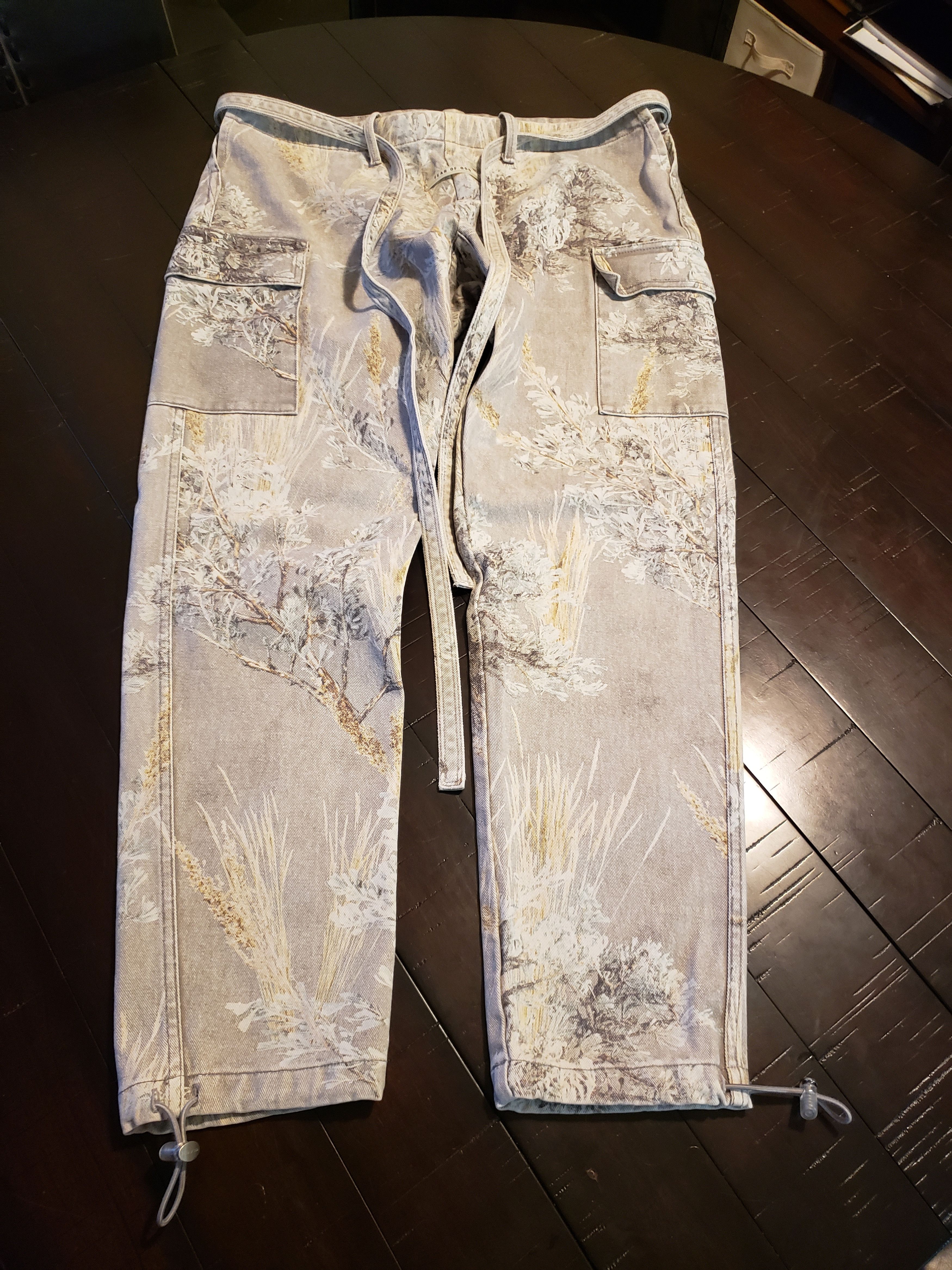 Fear of God Printed Bull Denim Jiu Jitsu Pants | Grailed