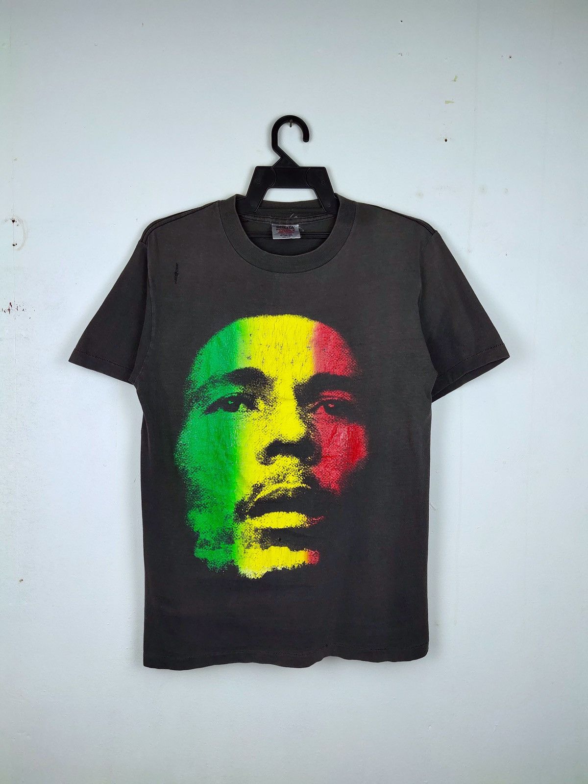 Band Tees Vintage Bob Marley Shirt Big Logo Print Out Nice,Rare Design Size US M / EU 48-50 / 2 - 1 Thumbnail