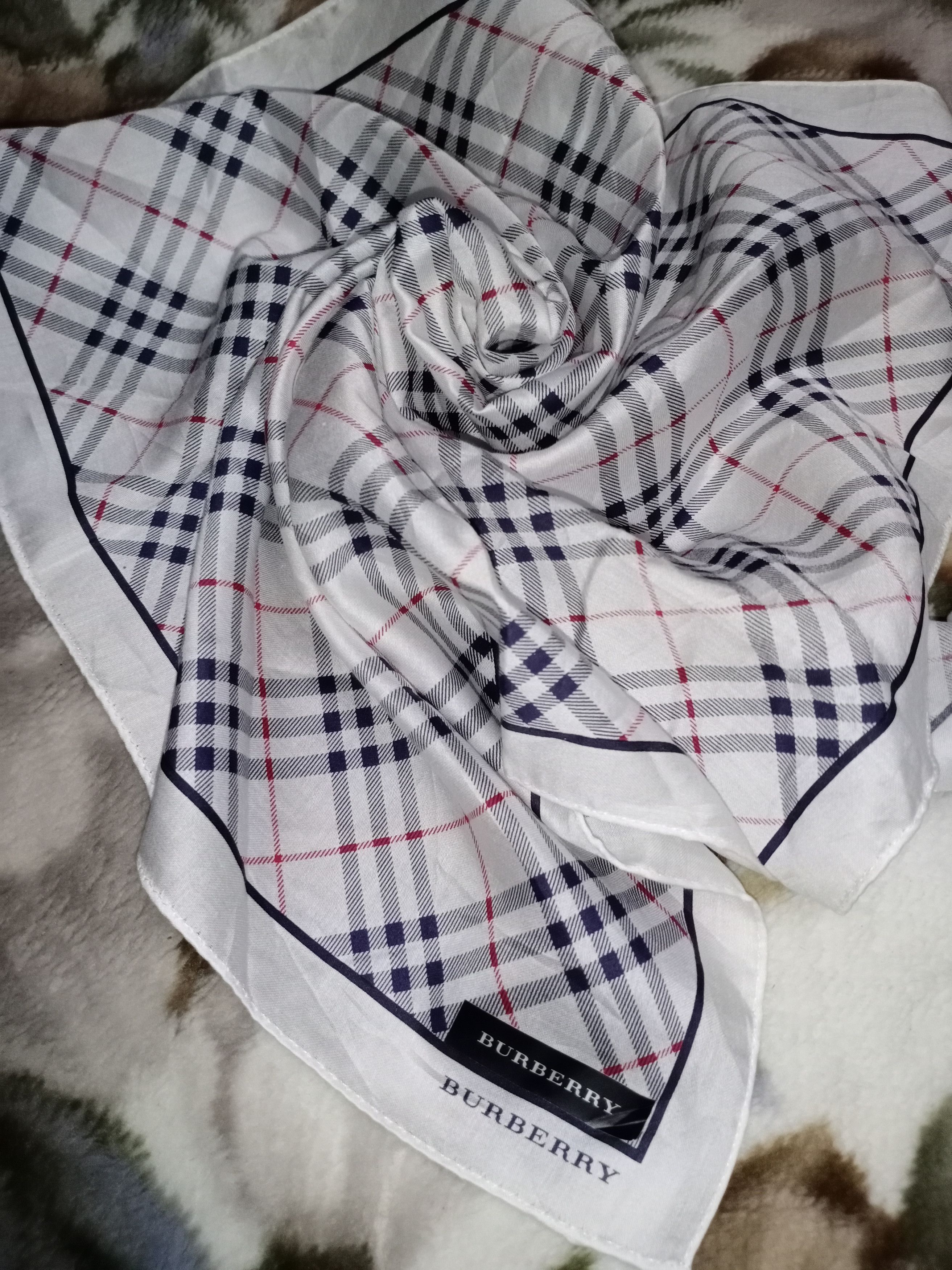 Vintage Burberry Handkerchief/Neckerchief Menswear