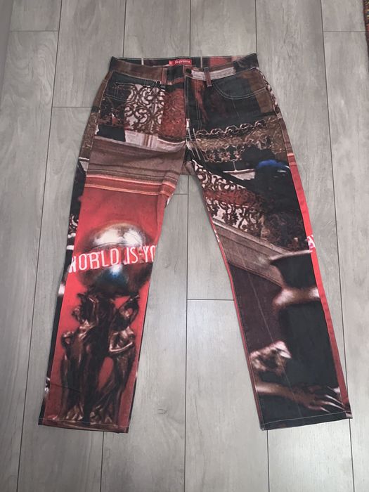 Supreme scarface jeans cheap