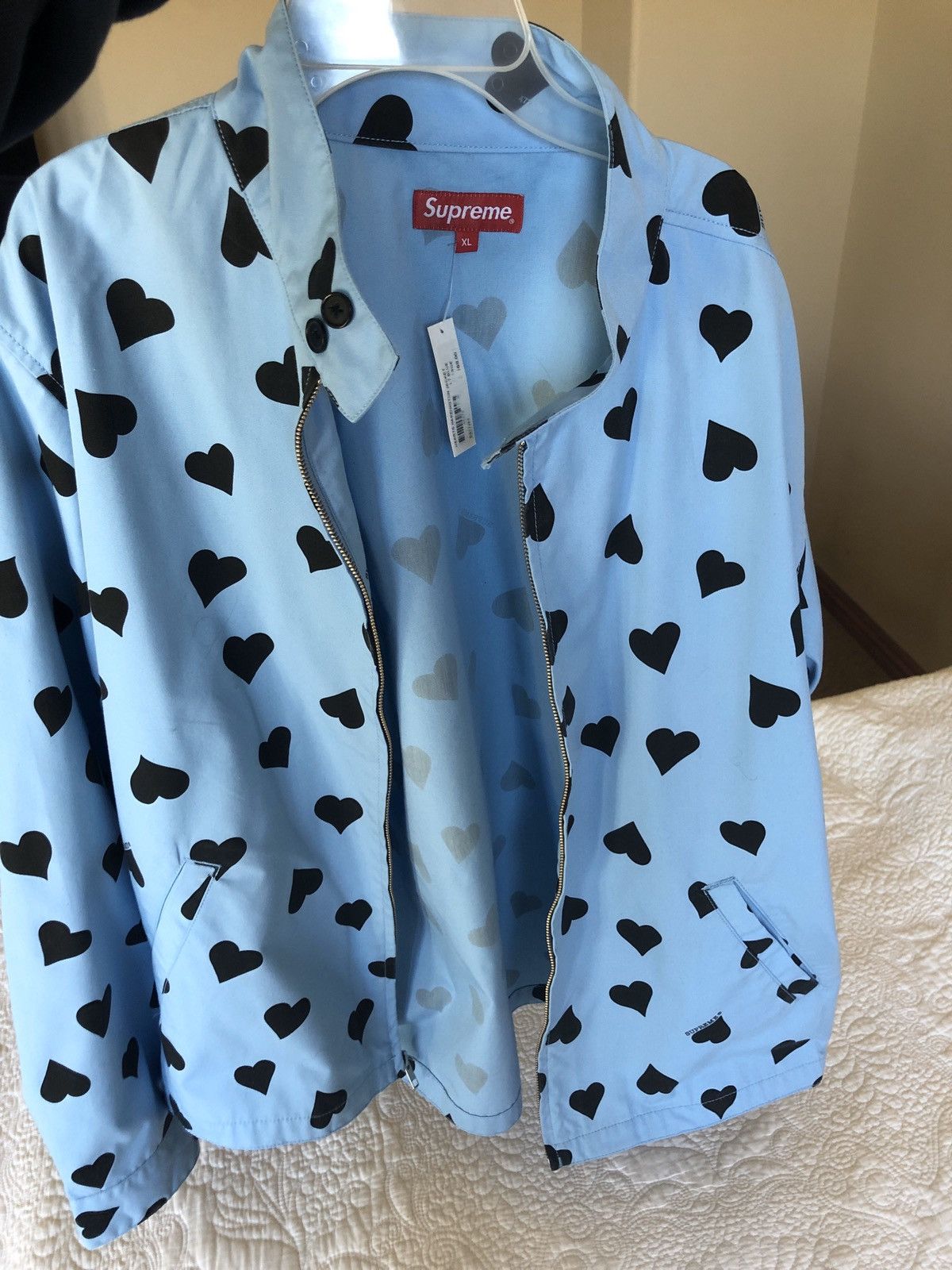 Supreme Hearts Harrington Jacket | Grailed 