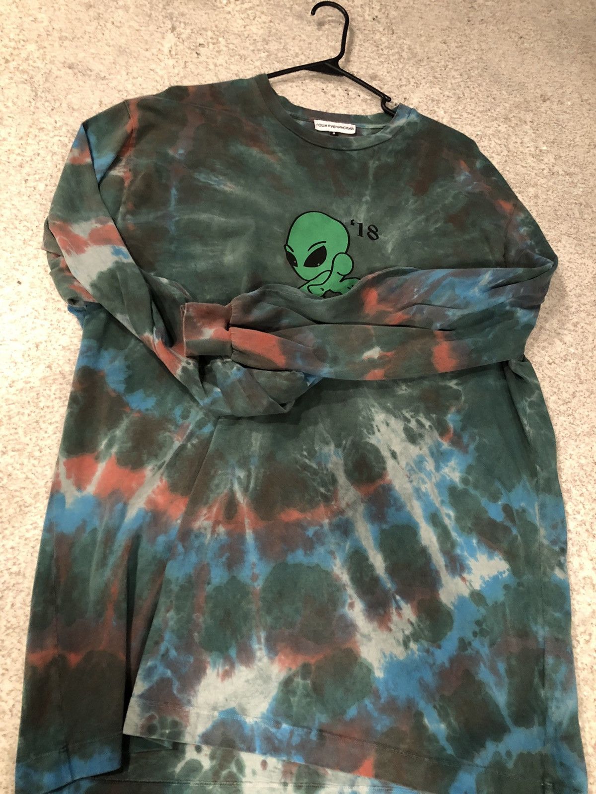 Gosha Rubchinskiy Alien Tie Dye Long Sleeve T-Shirt Size US M / EU 48-50 / 2 - 3 Thumbnail