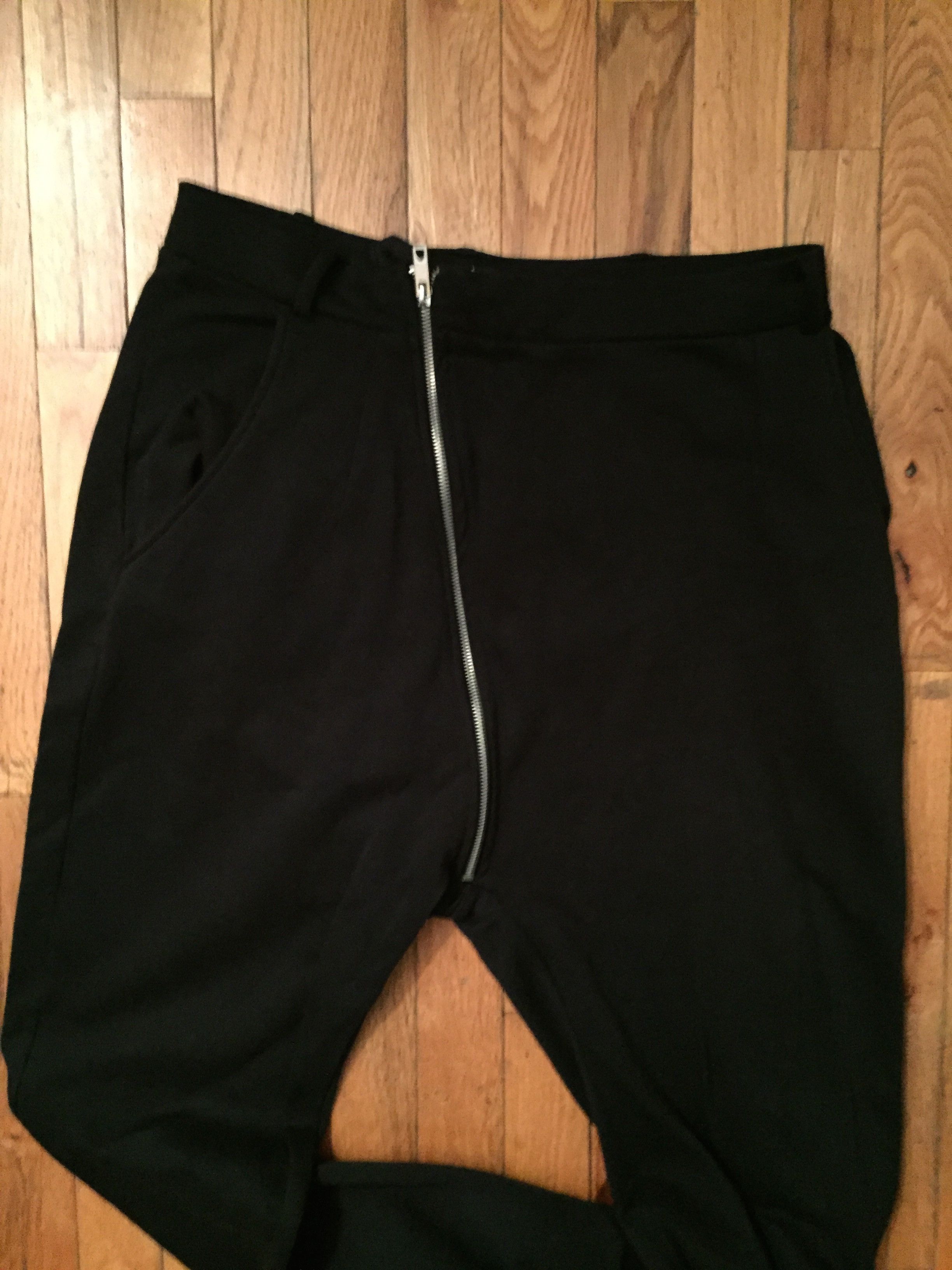 Zara Zip drop crotch joggers Grailed