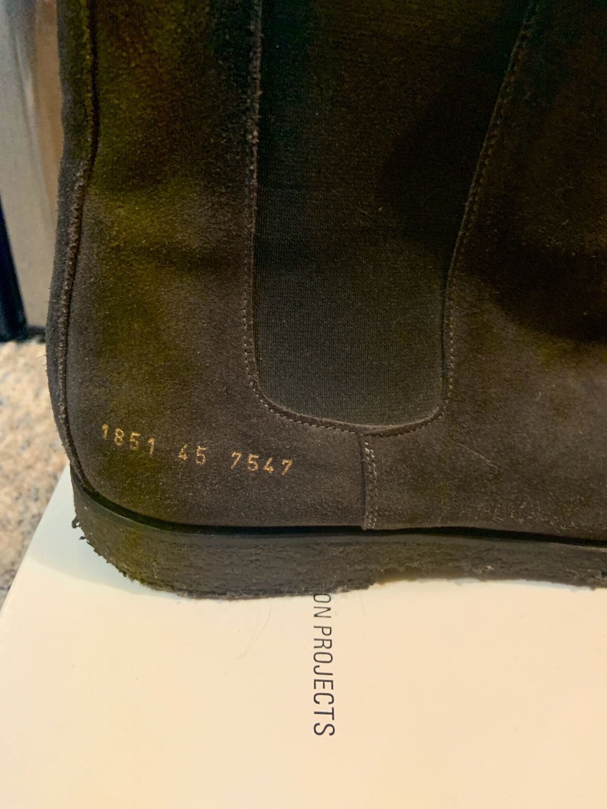 Common Projects Chelsea Boot Black Size US 12 / EU 45 - 2 Thumbnail