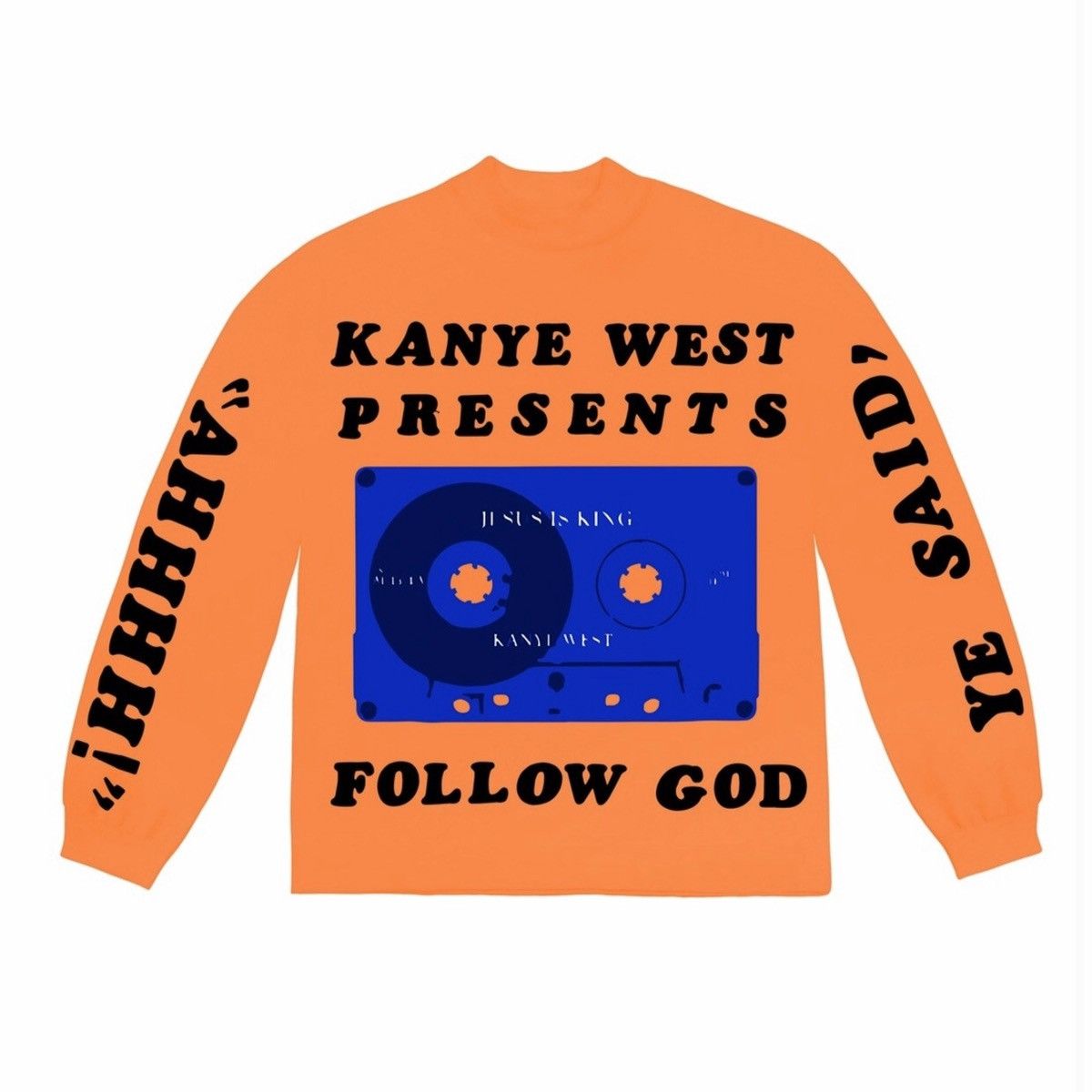 Kanye West CPFM for JIK Jesus is King Follow God Long Sleeve Tee