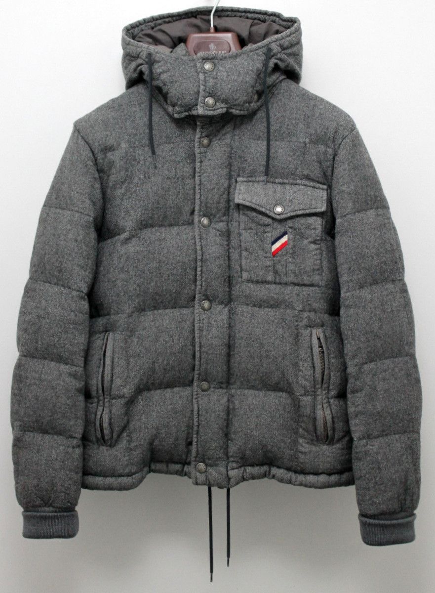 Moncler Authentic Moncler CEZANNE Real Down Wool Jacket CERTILOGO | Grailed