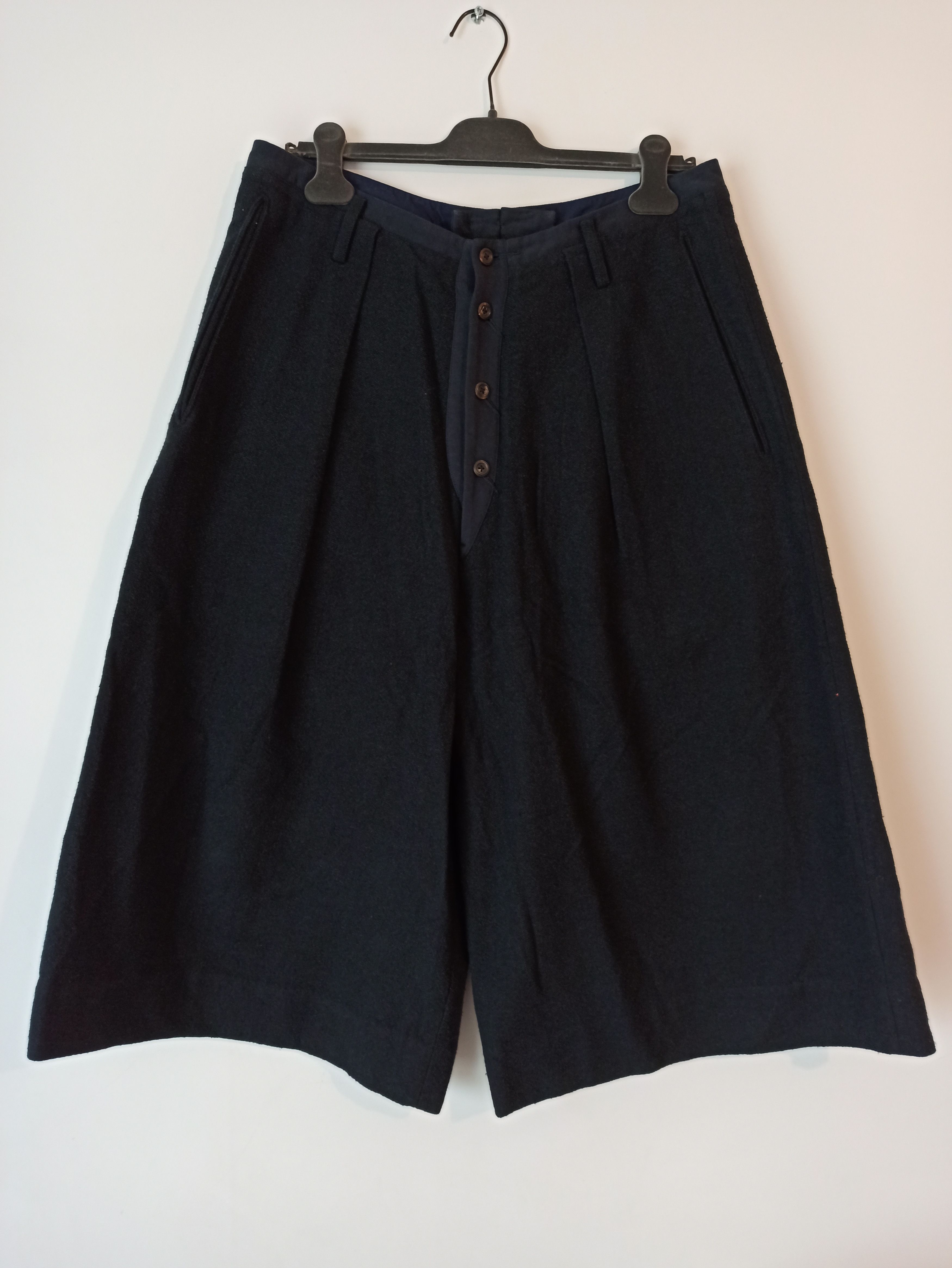 image of Ziggy Chen Wide Trouser in Dark Grey, Men's (Size 32)