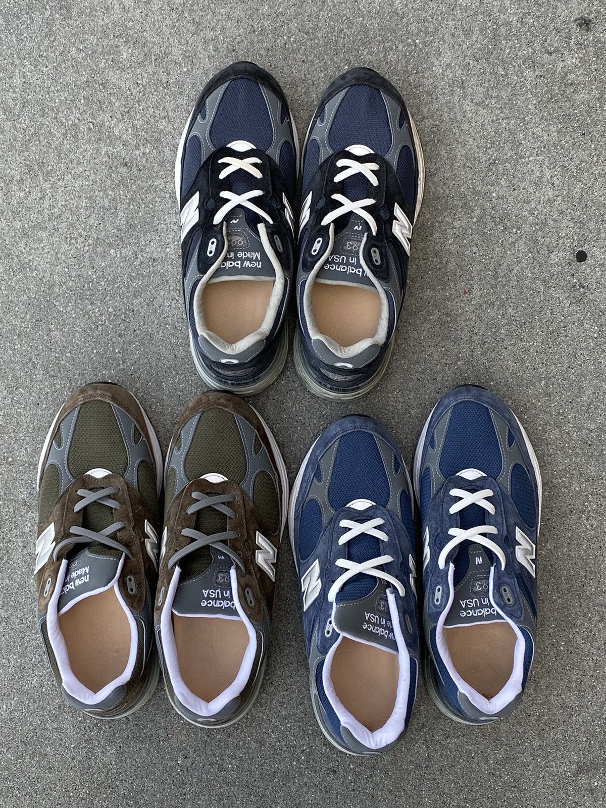 New Balance Rare and discontinued 993 V3 AS IS condition. set of 3 Grailed