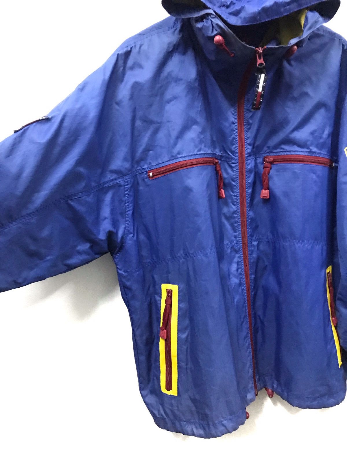 Vintage Tommy Hillfiger Hoodie Windbreaker jacket Light Jackets