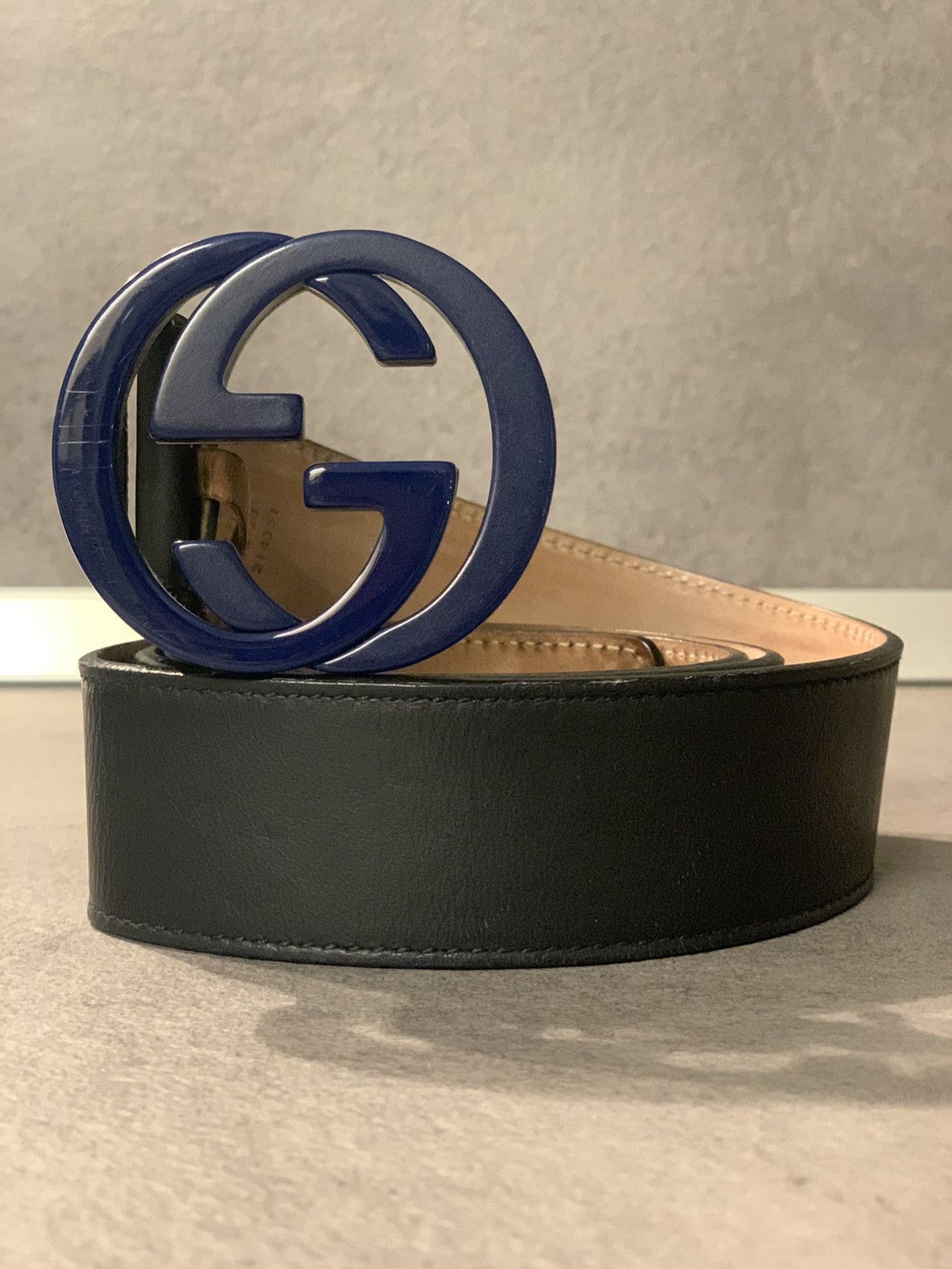 Gucci GUCCI GG IMPRIME LEATHER BELT 223891 AF70X | Grailed display picture 1