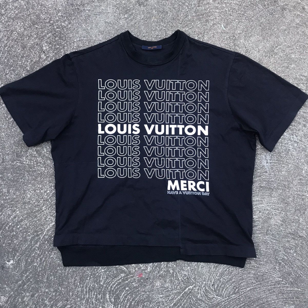Louis Vuitton × Virgil Abloh Merci Have a Vuitton Day shirt | Grailed