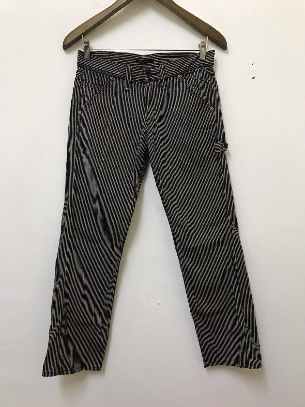 Japanese Brand JAPAN BRAND VERTICAL STRIPE HICKORY PANTS BY MADE IN NIPPON Size US 31 - 1 Thumbnail