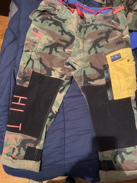 Polo hi tech sale camo cargo pant