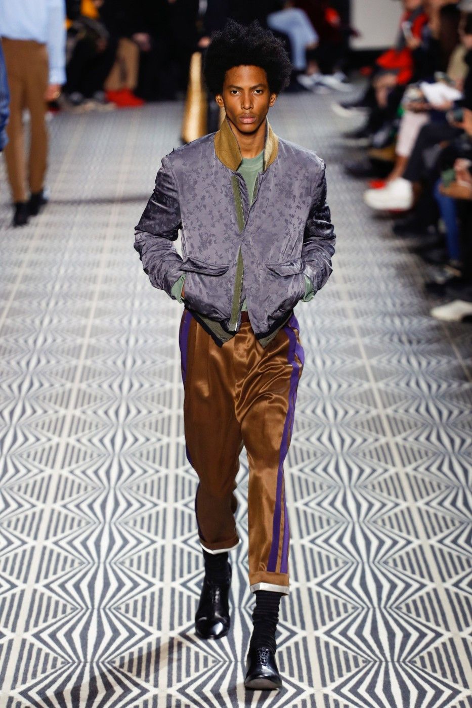 Haider Ackermann FW18 Runway Brown/Purple Pants Size US 32 / EU 48 - 4 Thumbnail