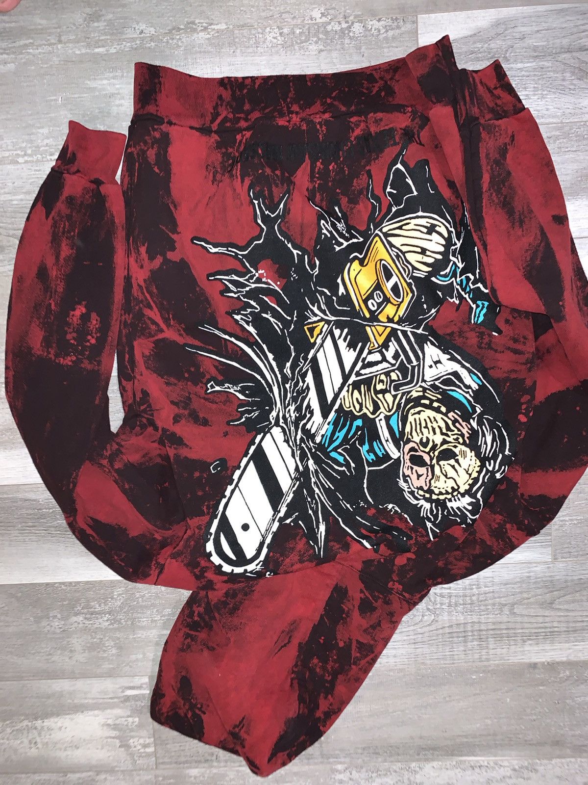 Warren Lotas Warren Lotas Tie-Dye “Texas Chainsaw Massacre” Hoodie