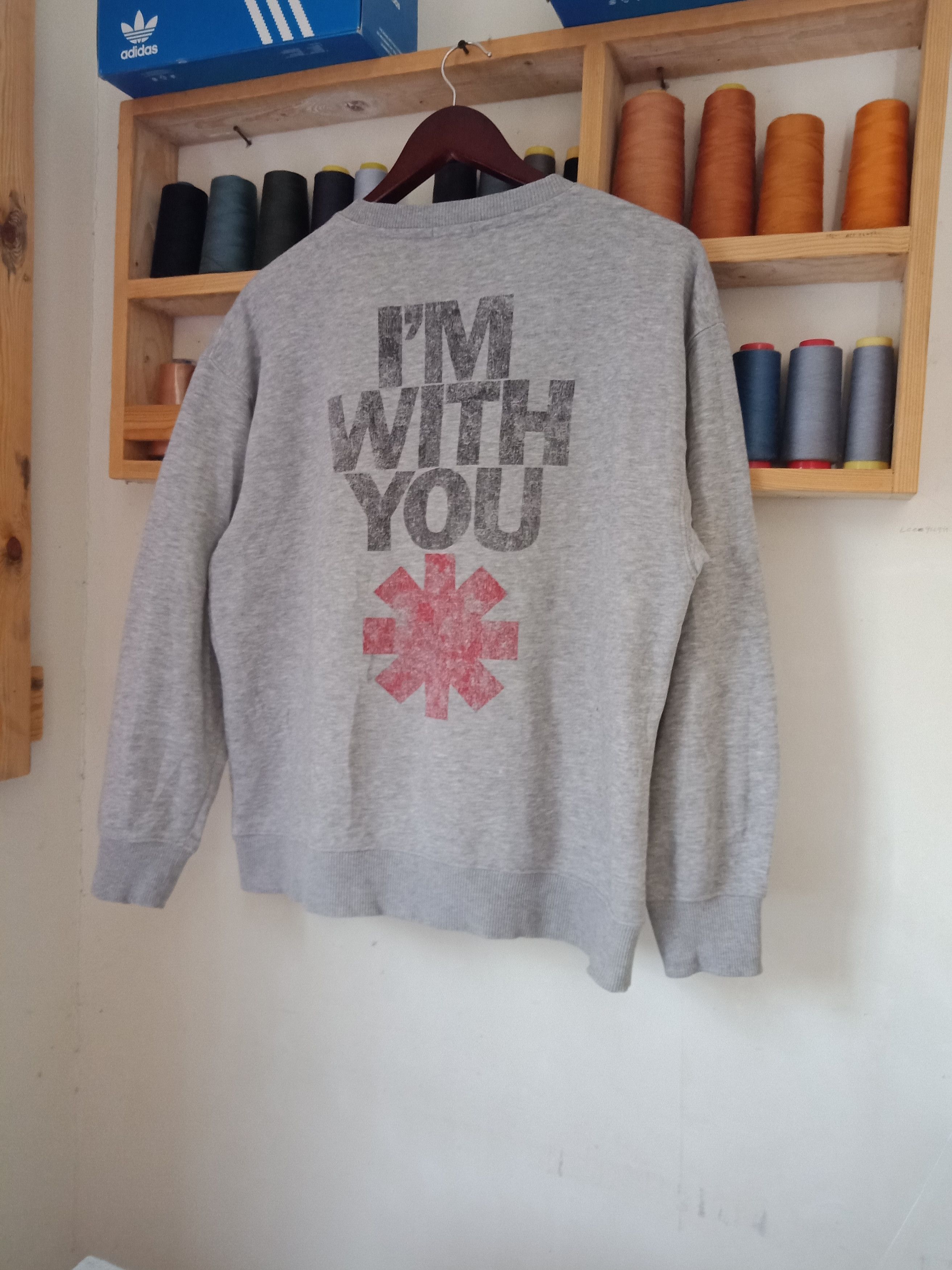 Band Tees Red Hot Chili Peppers 2012 Probity Grey Sweatshirt Size US M / EU 48-50 / 2 - 2 Thumbnail