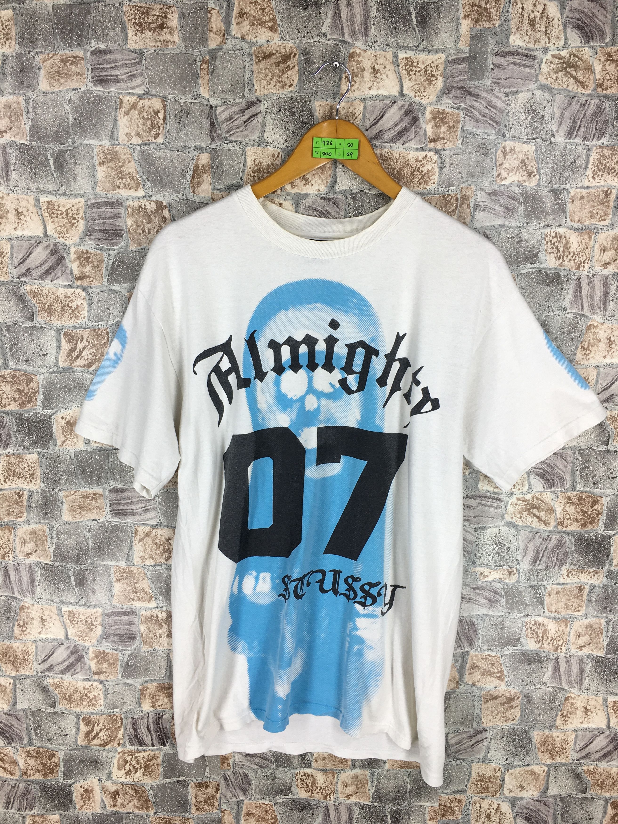 Stussy × Vintage OG Stussy Almighty 07 t-shirt M | Grailed