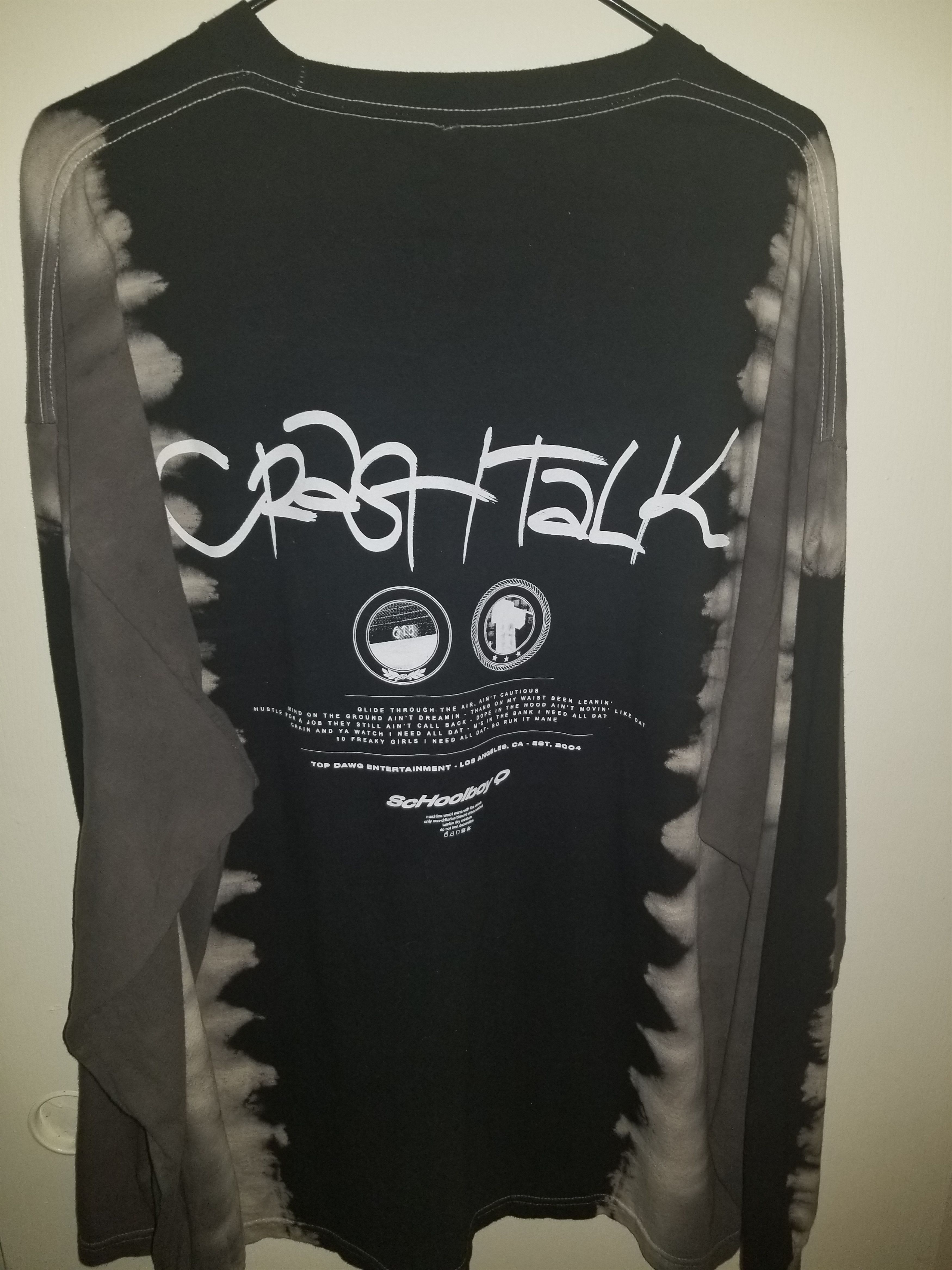 Band Tees Crash Talk - SchoolBoy Q Tour Merch Size US XXL / EU 58 / 5 - 1 Thumbnail