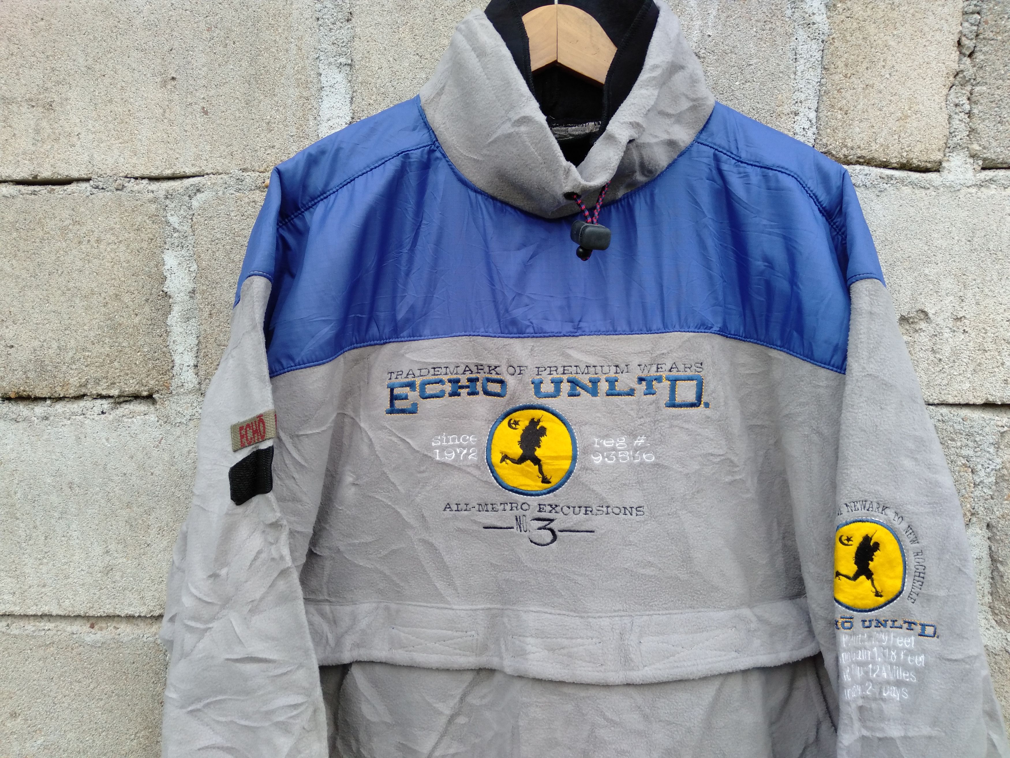 Ecko Unltd. ECHO UNLTD Trail Tested Fleece Anorak Oversized Unlimited Size US M / EU 48-50 / 2 - 2 Thumbnail