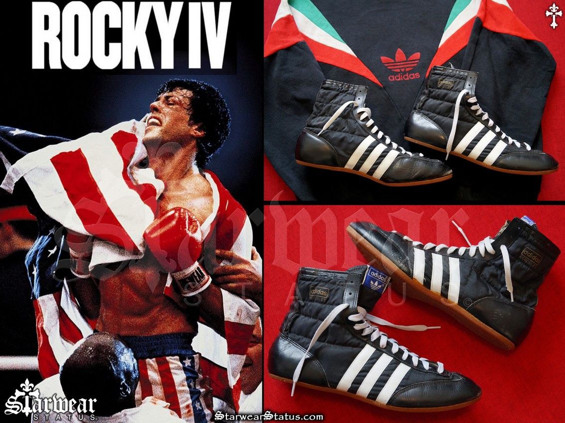 Adidas Vtg 80s Adidas Hercules Boxing Shoes Rocky Balboa Rocky IV Grailed
