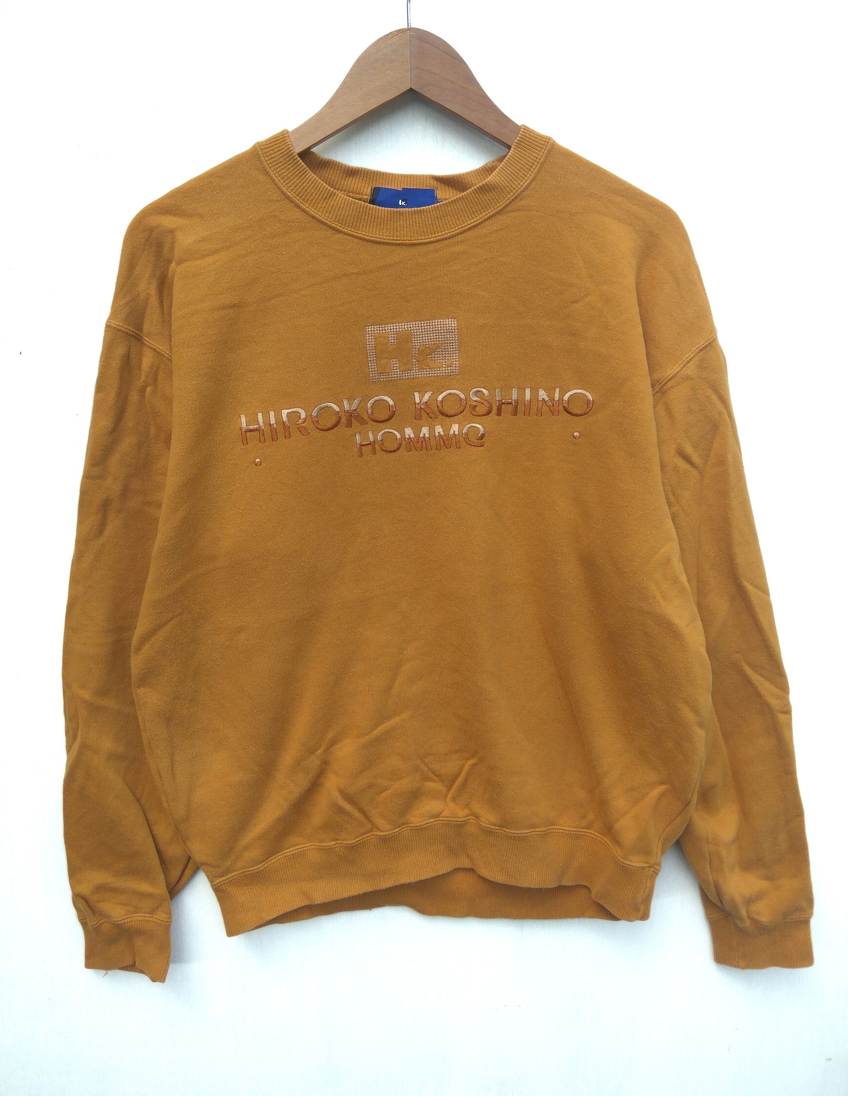 Hiroko Koshino Homme 🔥 Hiroko Koshino Homme sweatshirt spell out Japanese Brand Size US L / EU 52-54 / 3 - 2 Thumbnail