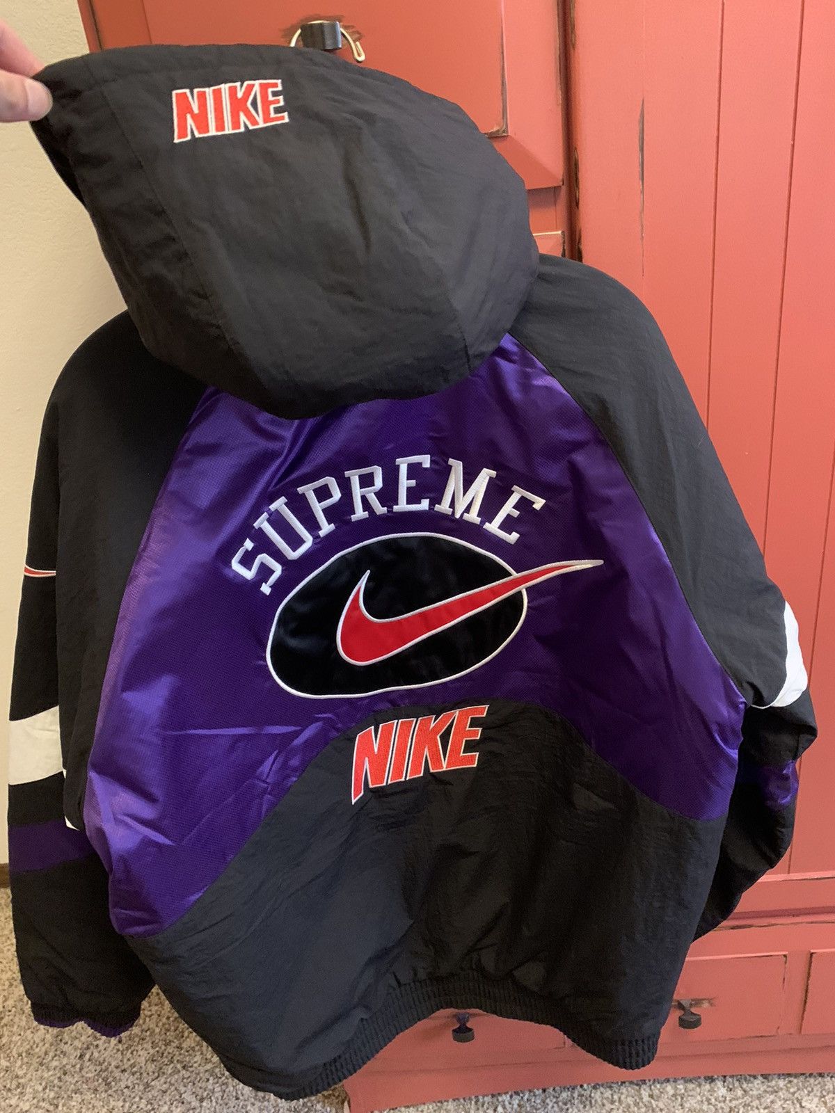 Supreme Supreme Nike Hooded Sport Jacket Purple | Grailed