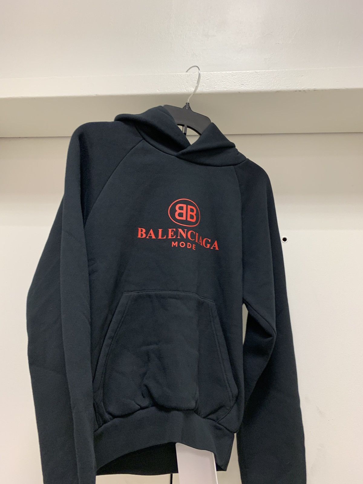 Balenciaga Logo Hoodie Balenciaga Mode in Black With Red Grailed