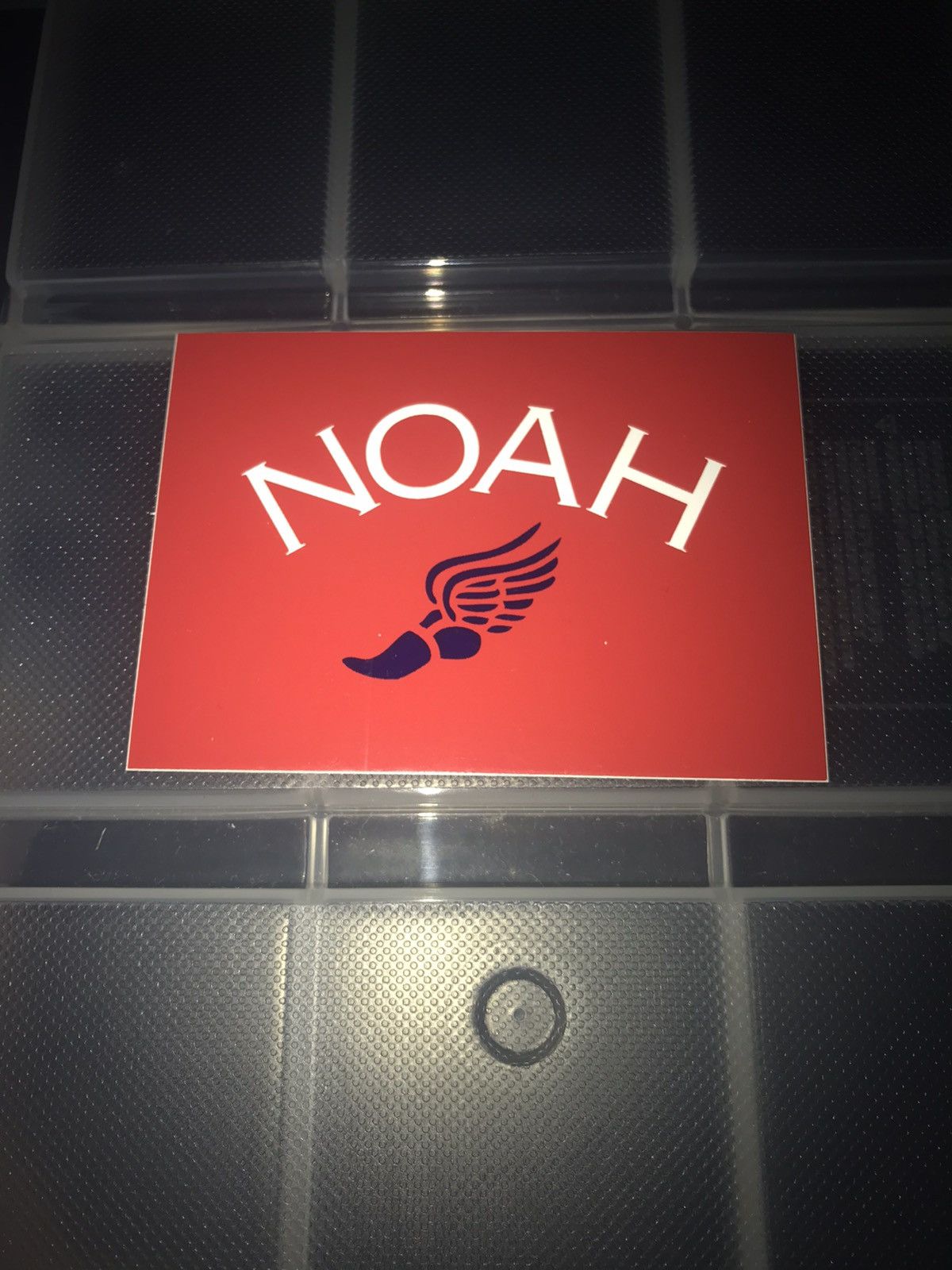 Noah noah winged foot logo sticker | Grailed