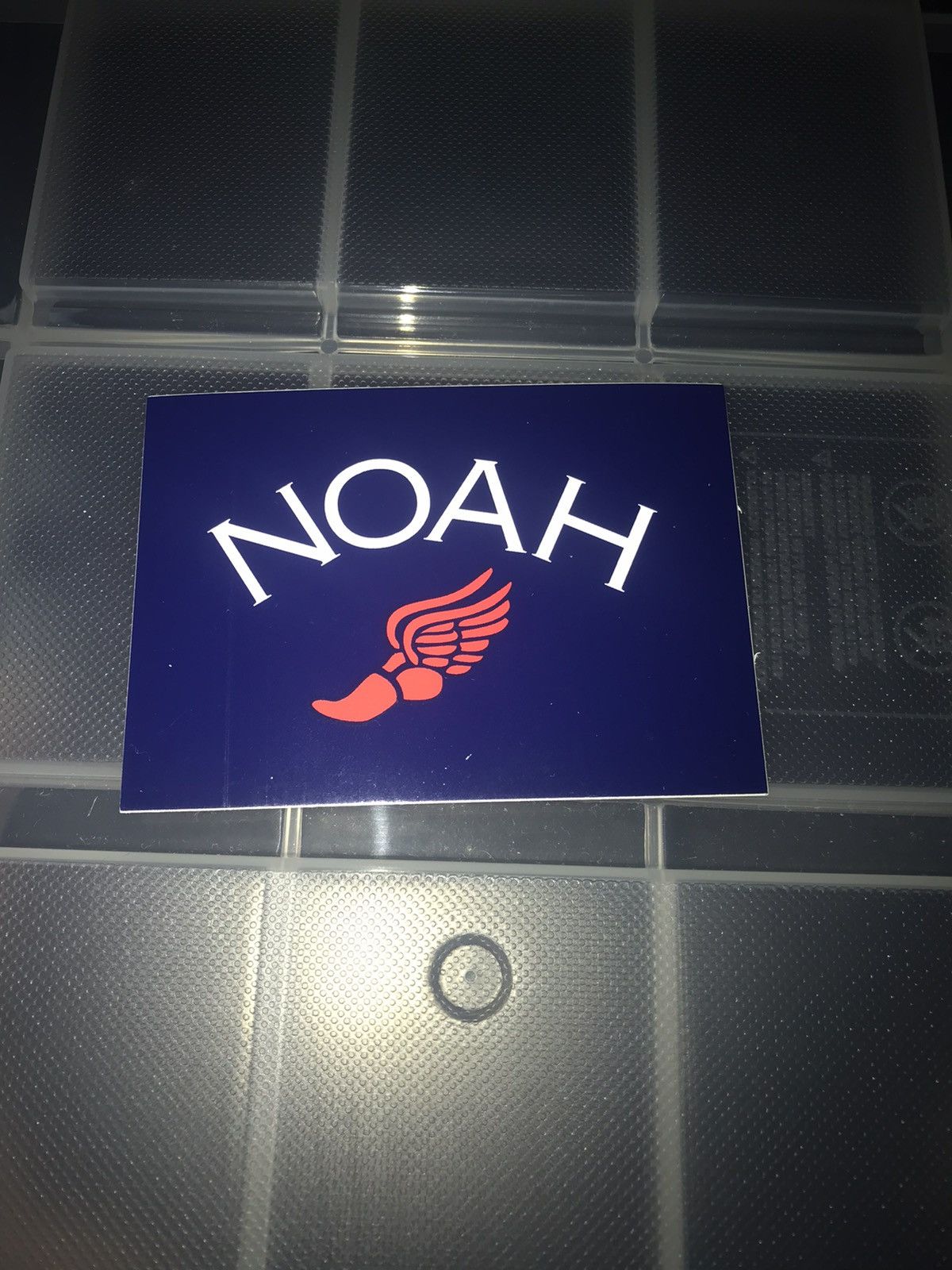 Noah noah winged foot logo sticker | Grailed