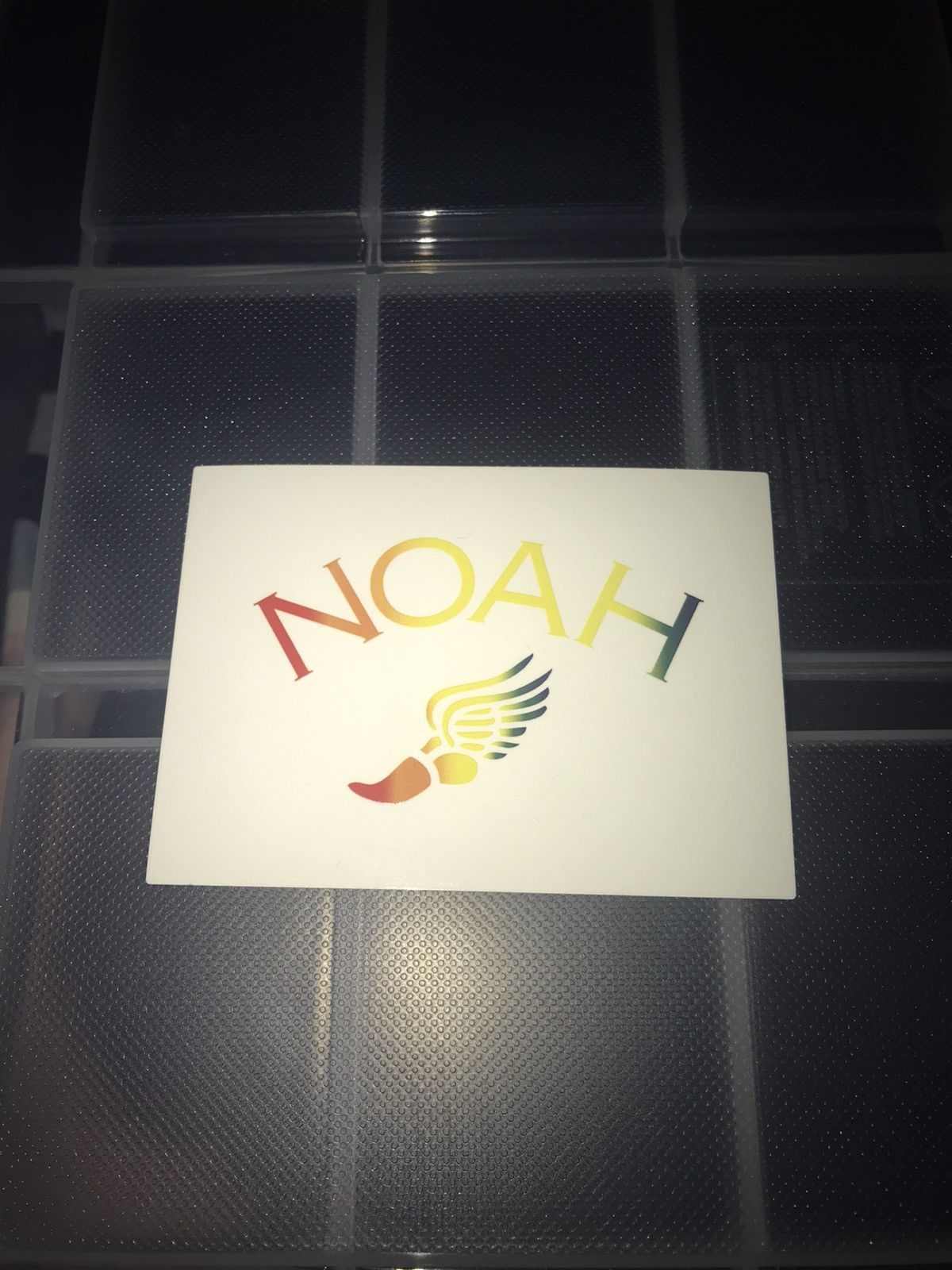 Noah noah winged foot logo sticker | Grailed