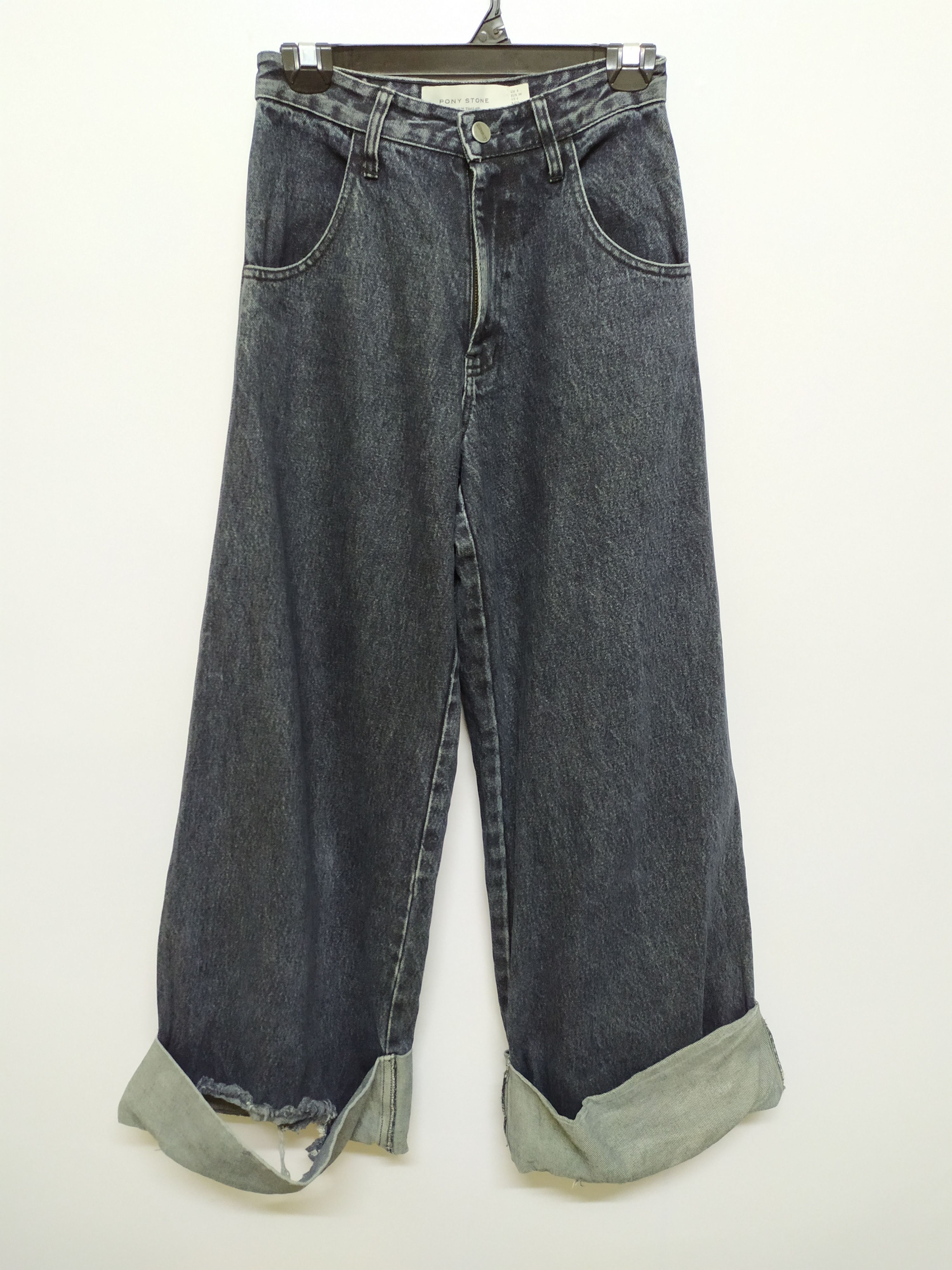 Japanese Brand JAPANESE BRAND BLACK BAGGY DISTRESSED JEANS PANTS Size US 26 / EU 42 - 1 Thumbnail